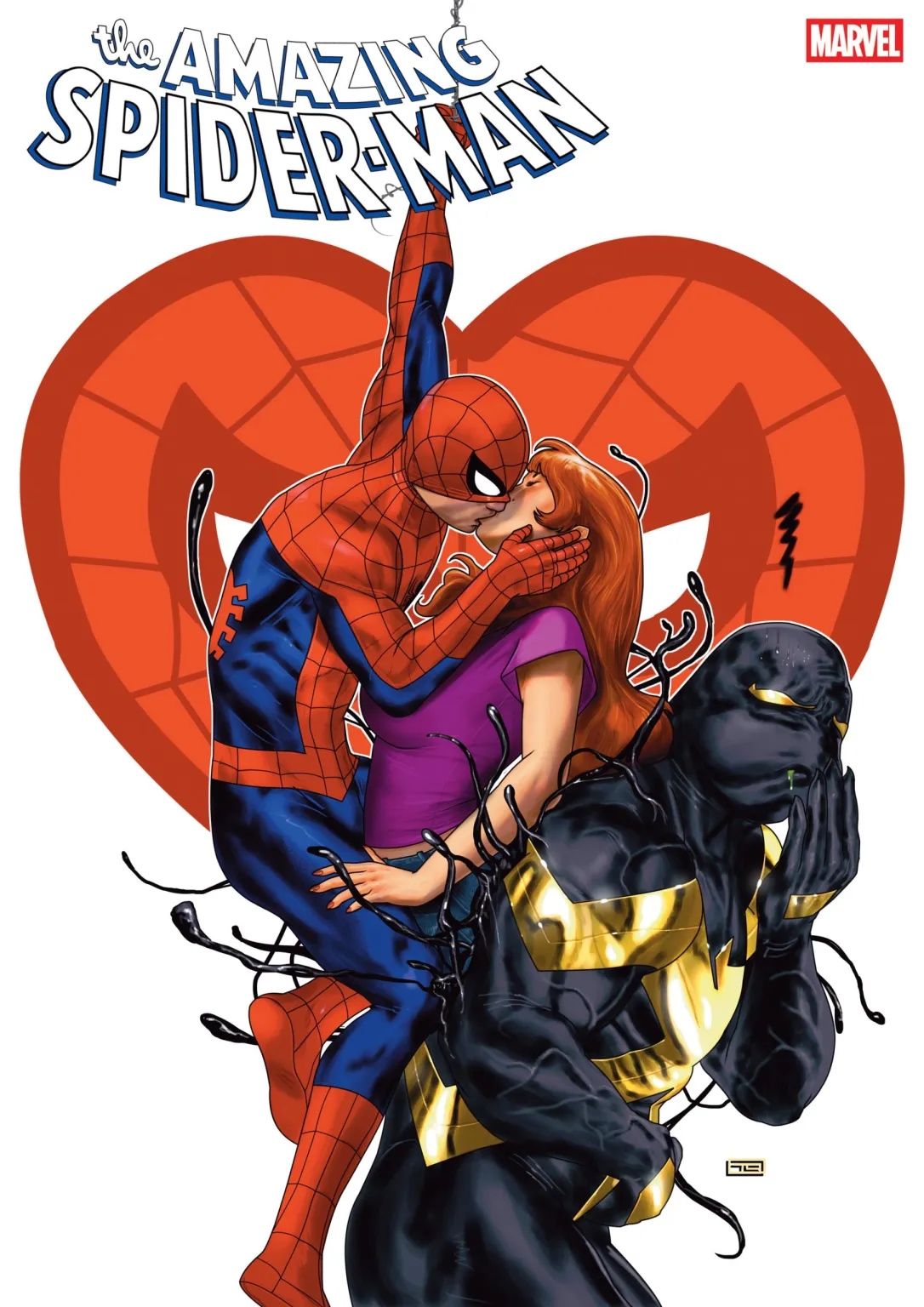 漫威,漫威漫画,美漫,超级英雄,漫画,动漫,蜘蛛侠,毒液,玛丽简,绘画