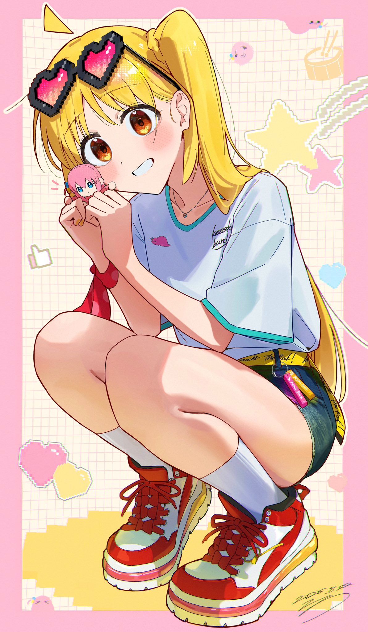 孤独摇滚,结束乐队,后藤一里,伊地知虹夏,动漫壁纸,动漫美图,美图,壁纸,绘画,二次元