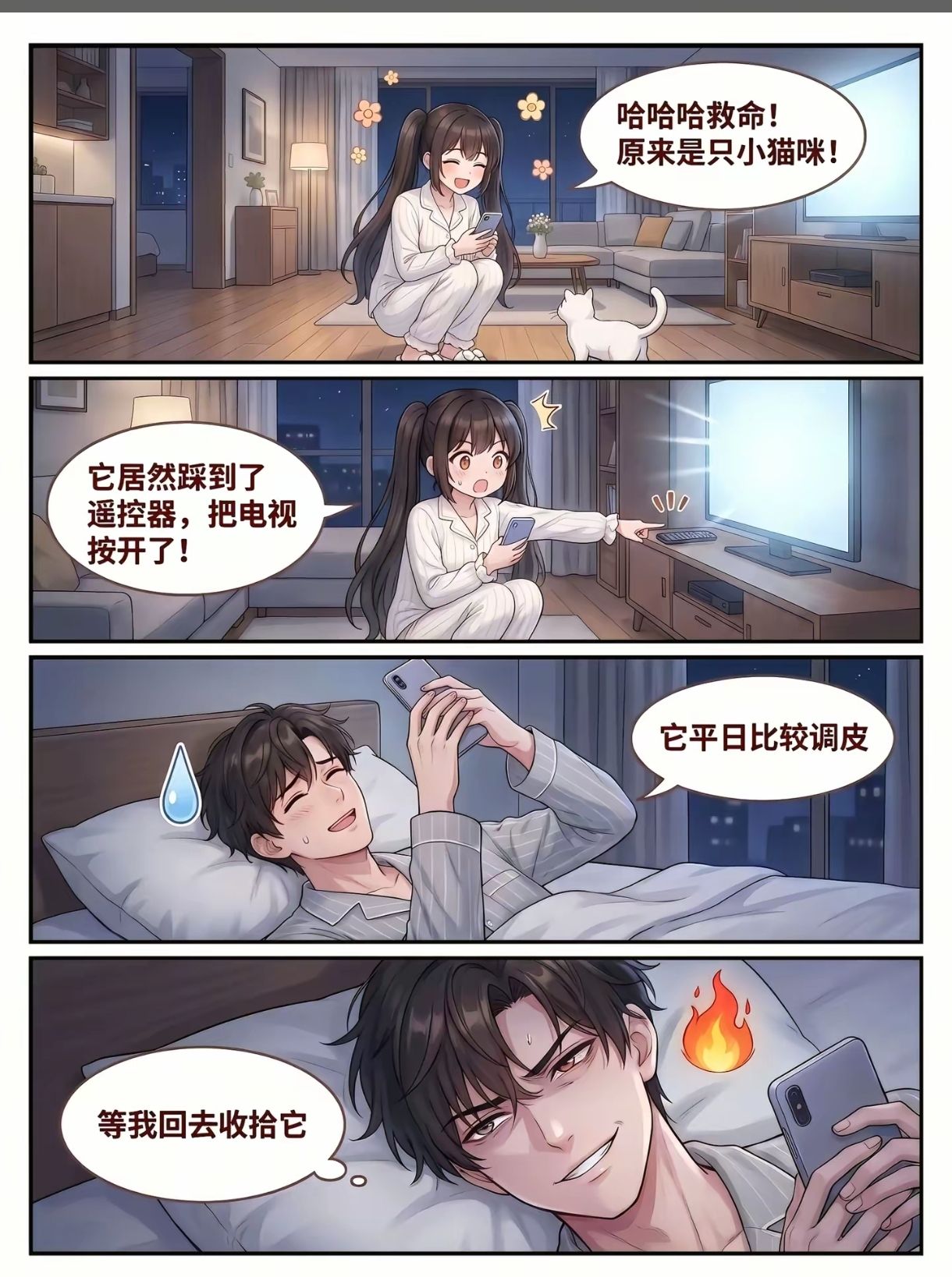 纯爱,猫,电视,邻居
