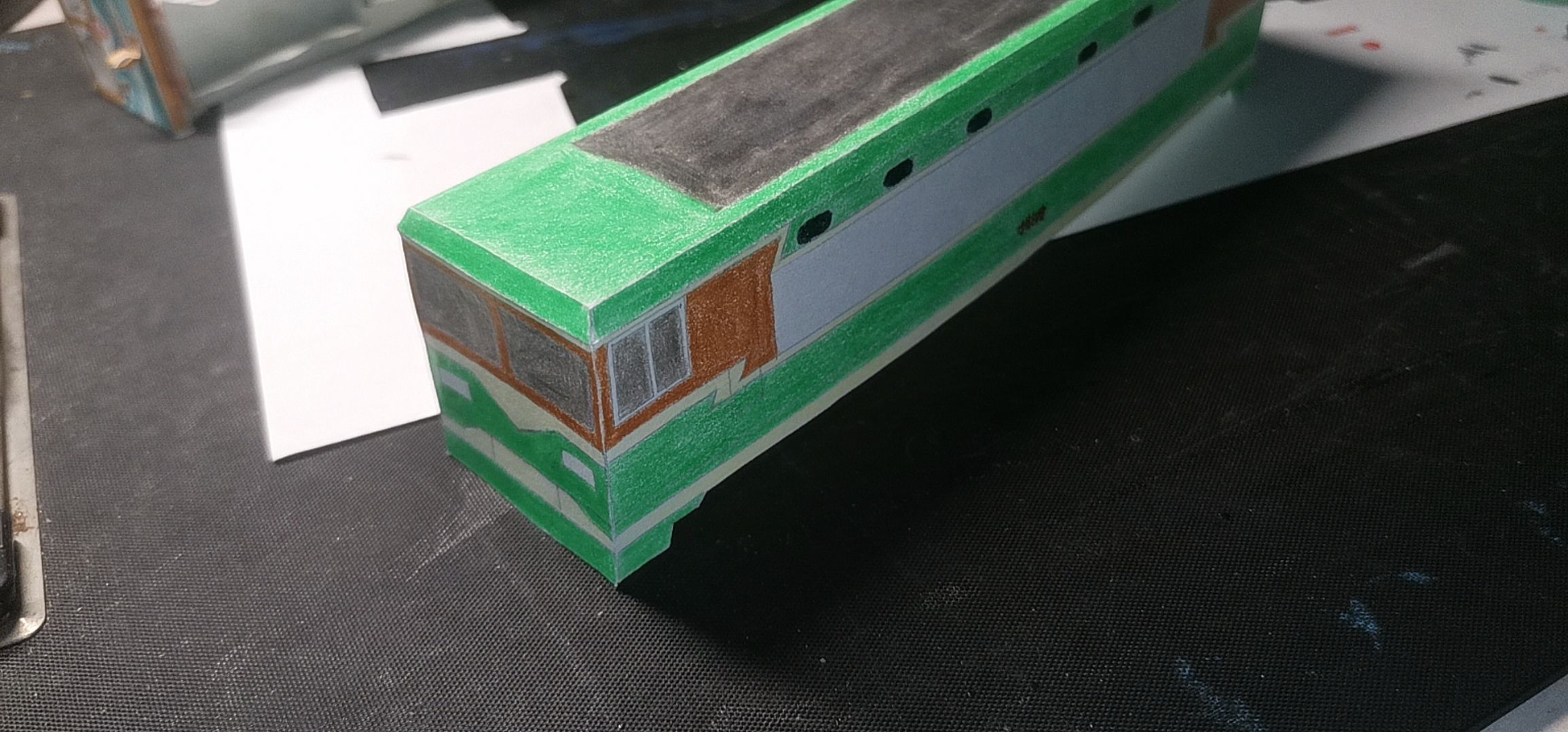 电力机车,纸模型