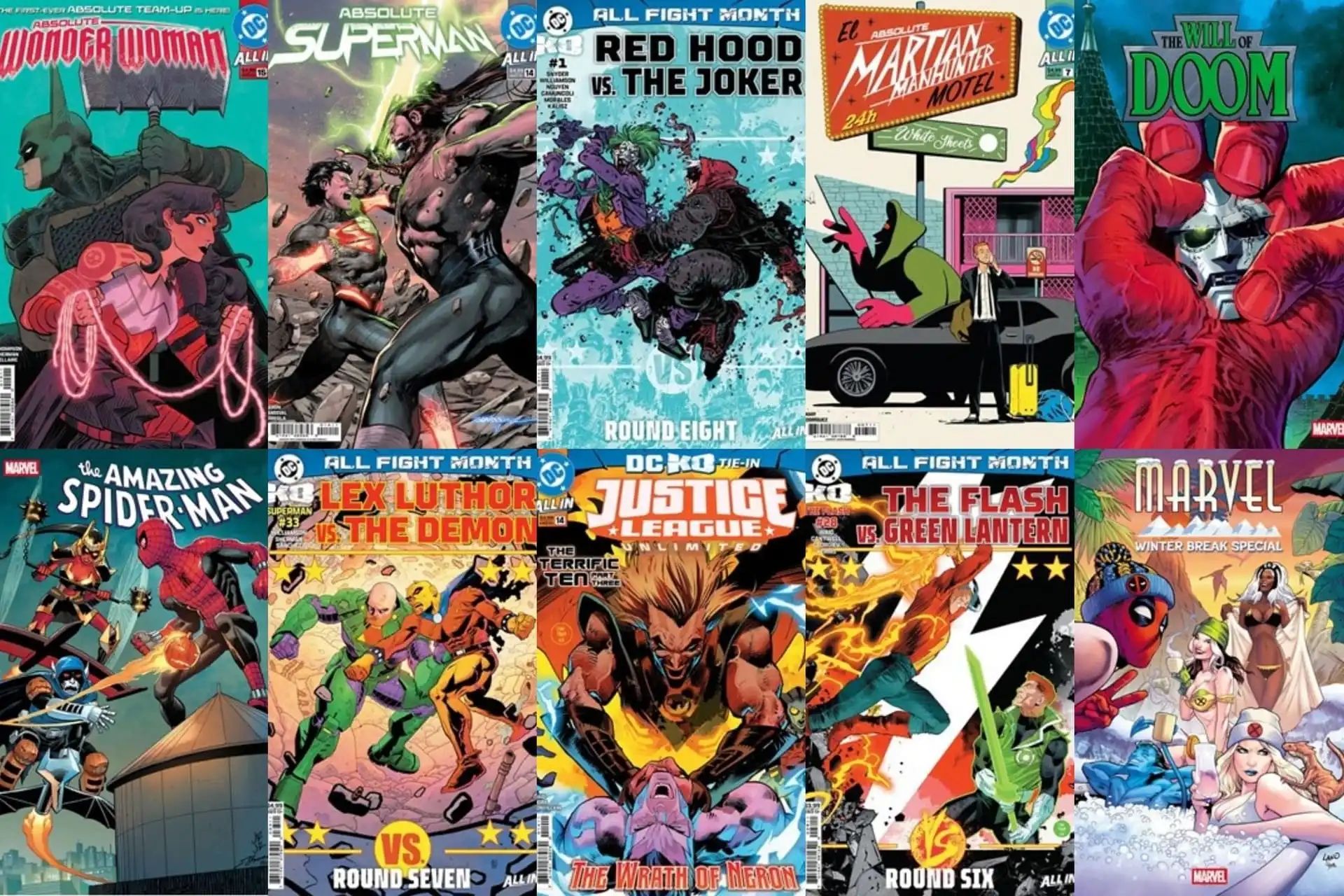 DC,DC漫画,美漫,漫画,动漫,绝对超人,绝对神奇女侠,绝对蝙蝠侠,红头罩,小丑