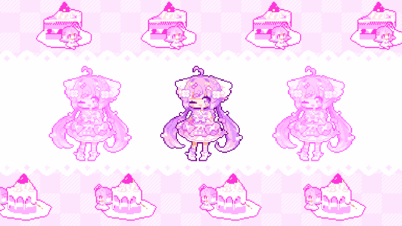 nekomo,ねこも,画师,像素,GIF,萌,可爱,萝莉