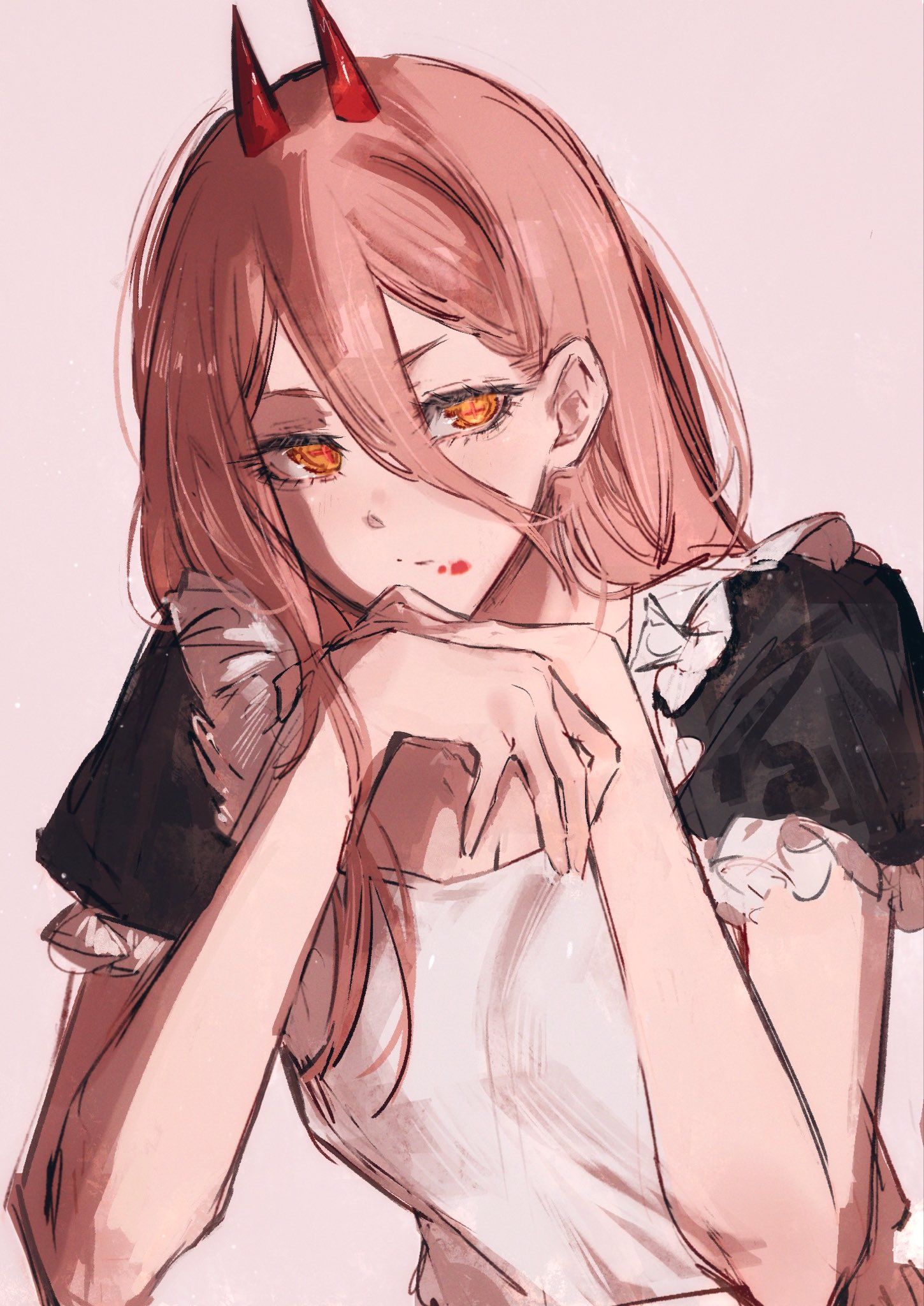 电锯人,链锯人,帕瓦,动漫壁纸,动漫美图,美图,壁纸,绘画,推特,二次元