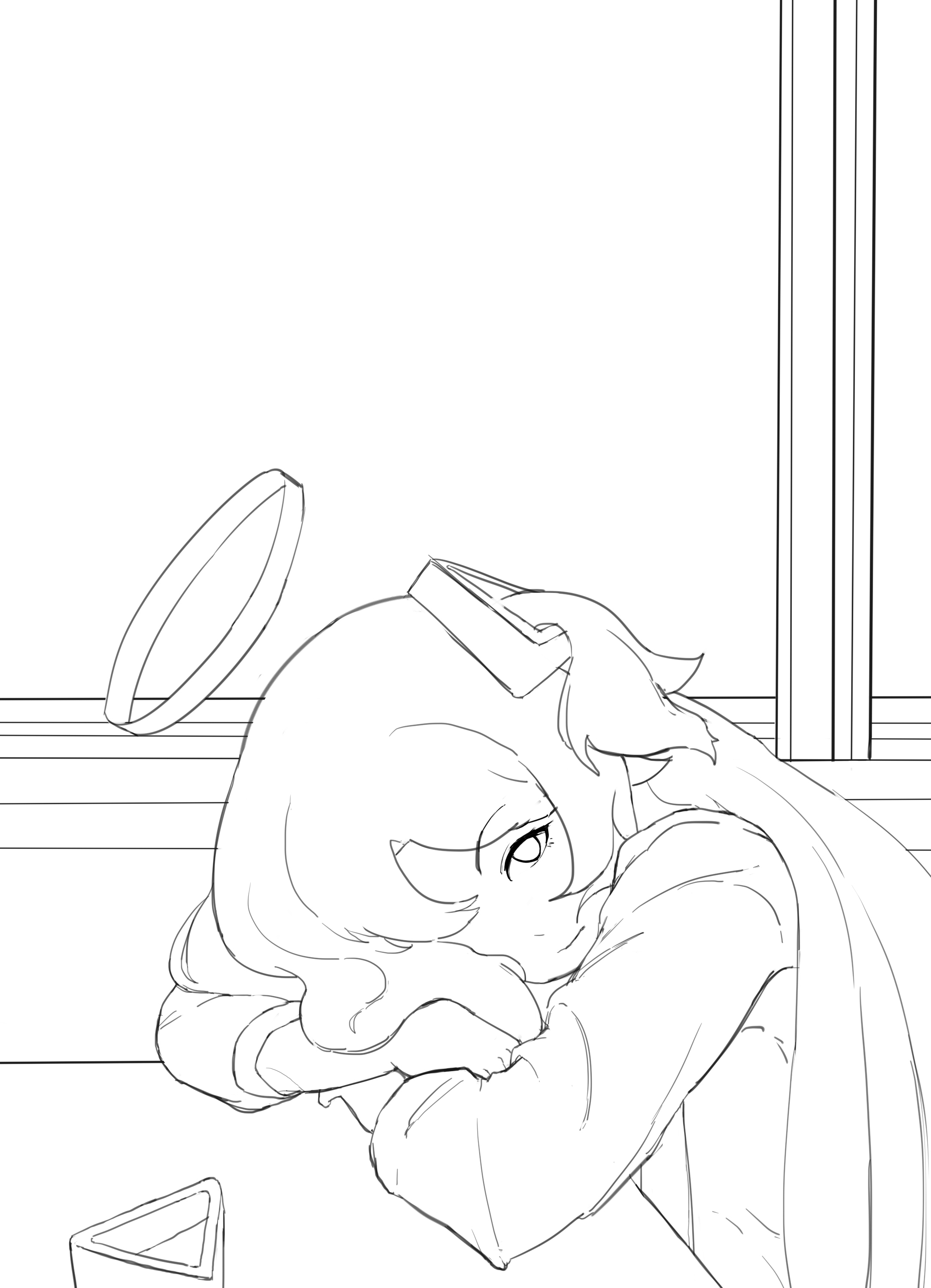 蔚蓝档案,早濑优香,绘画