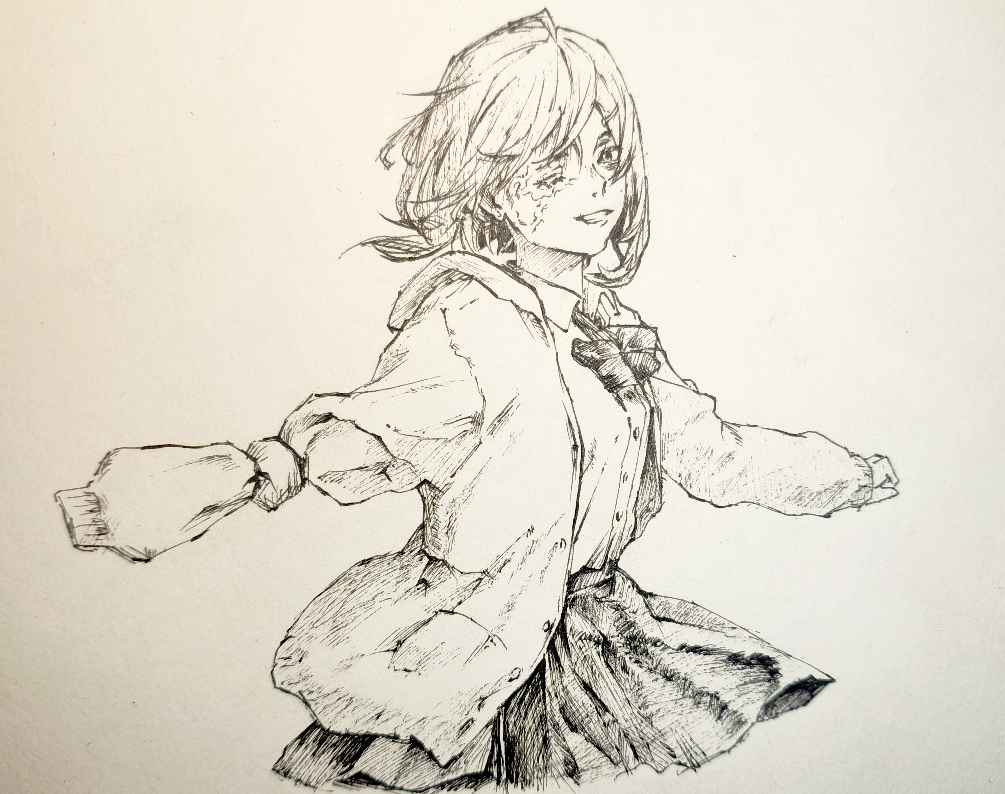 你残缺的地方也令人喜欢,莲见瑠衣,临摹,绘画