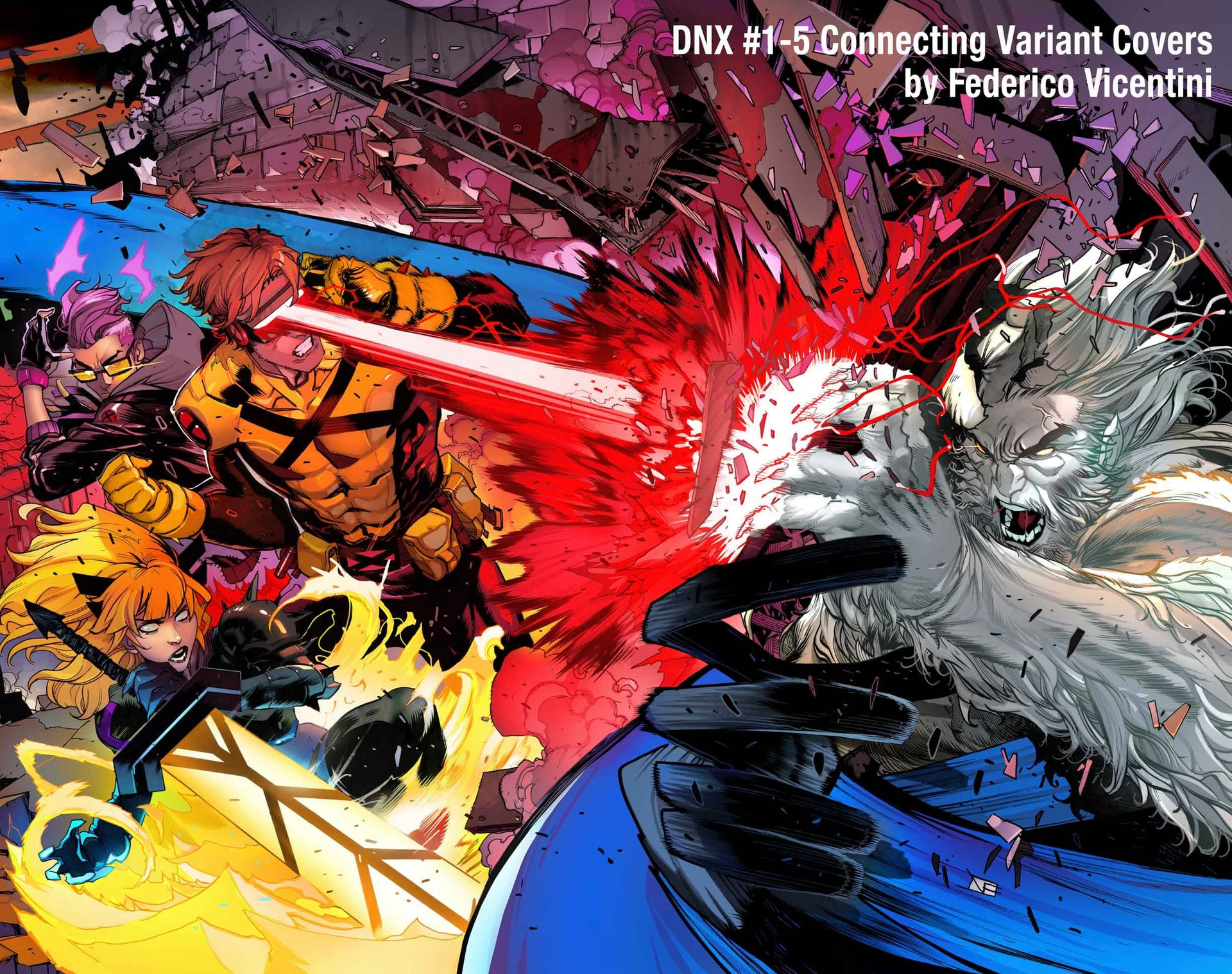 漫威,漫威漫画,美漫,漫画,动漫,ACG,X战警,神奇四侠,绘画,超级英雄