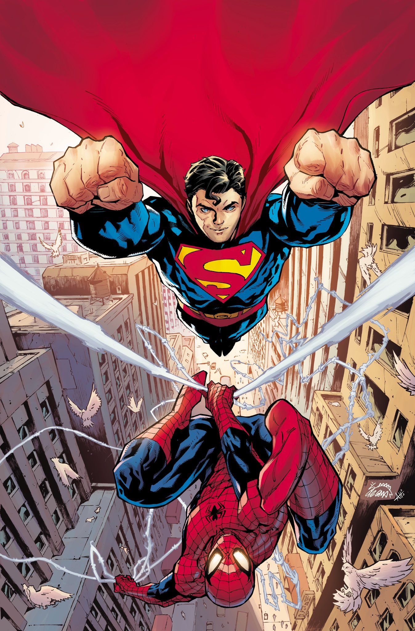 漫威,DC,漫画,美漫,超级英雄,蜘蛛侠,超人,绘画,美图,壁纸