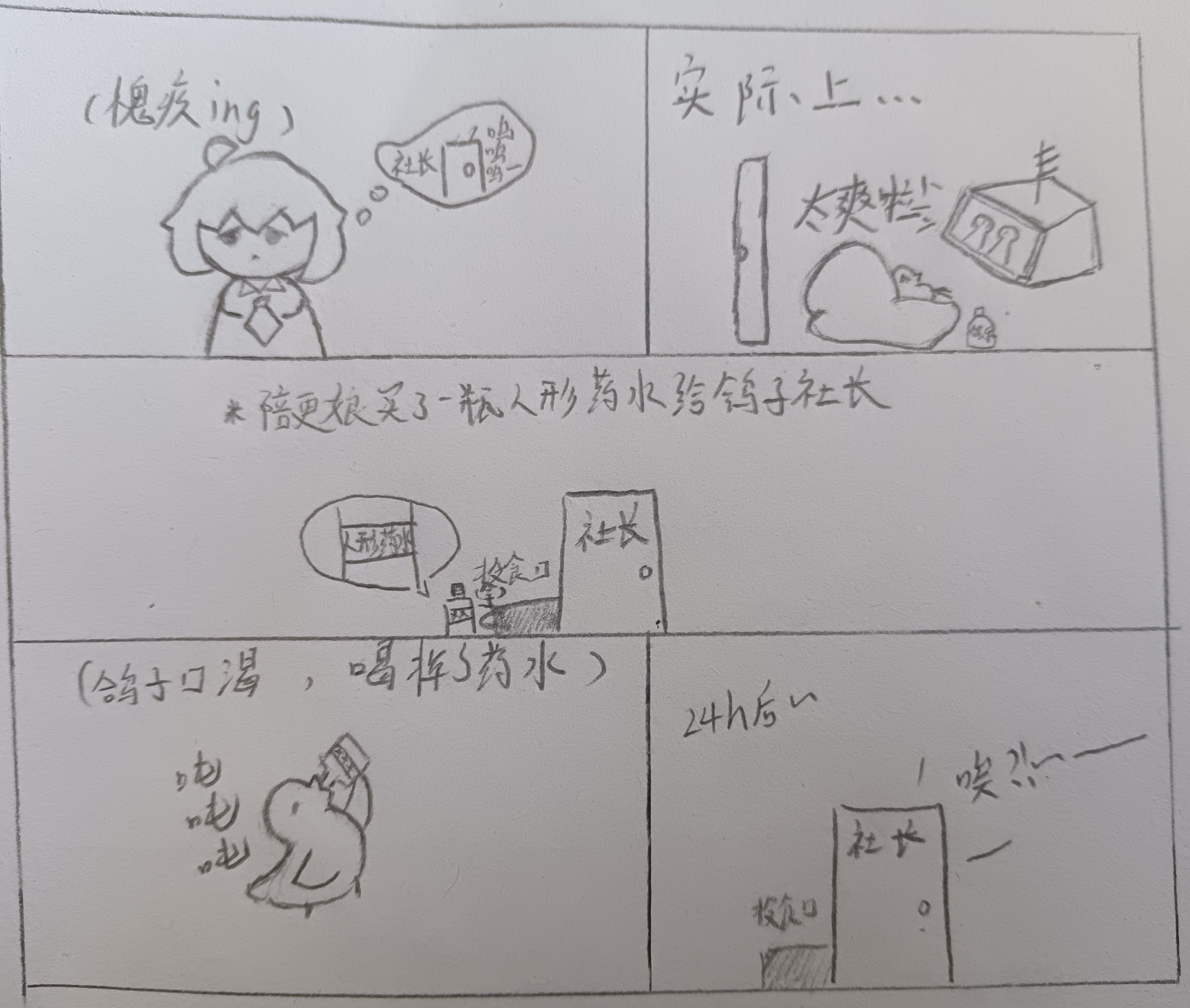 鸽子漫,鸽子社,第三话