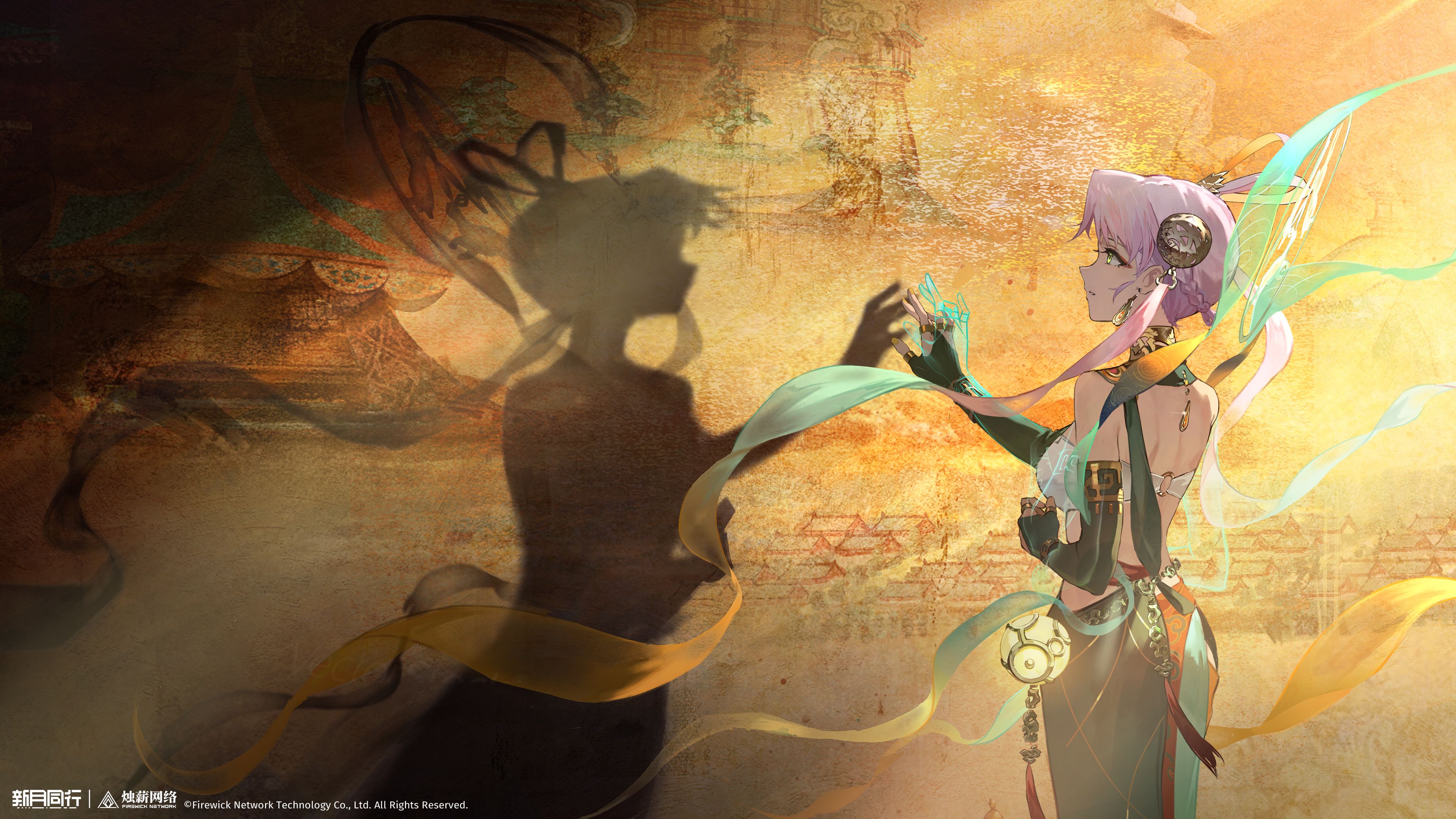 新月同行,画集,壁纸