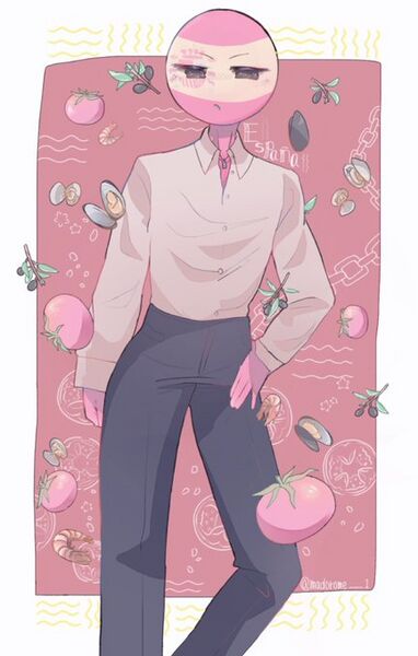 countryhumans,伊比利亚,西班牙,葡萄牙,国拟