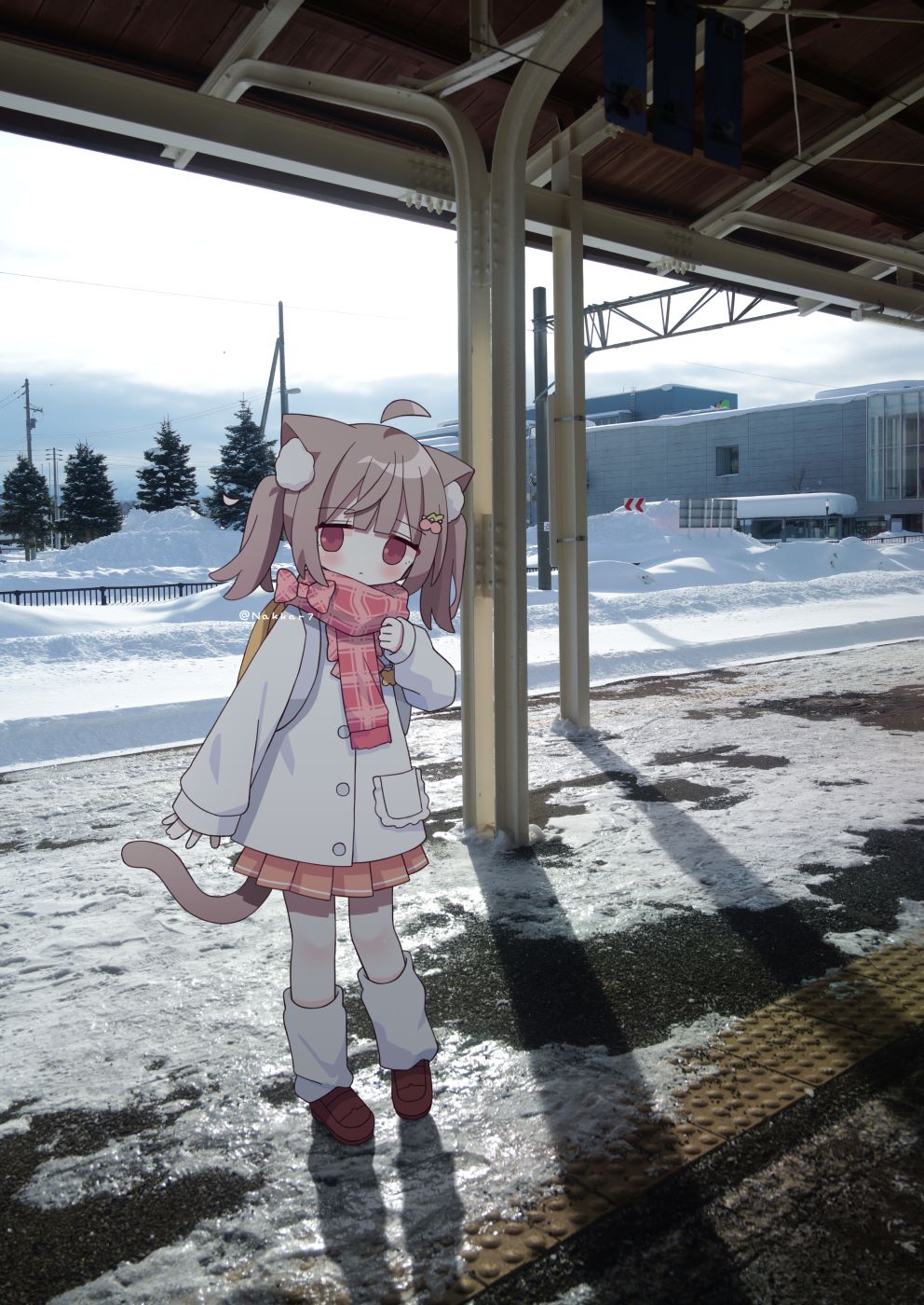 pixiv,猫娘,二次元,绘画,壁纸,美少女