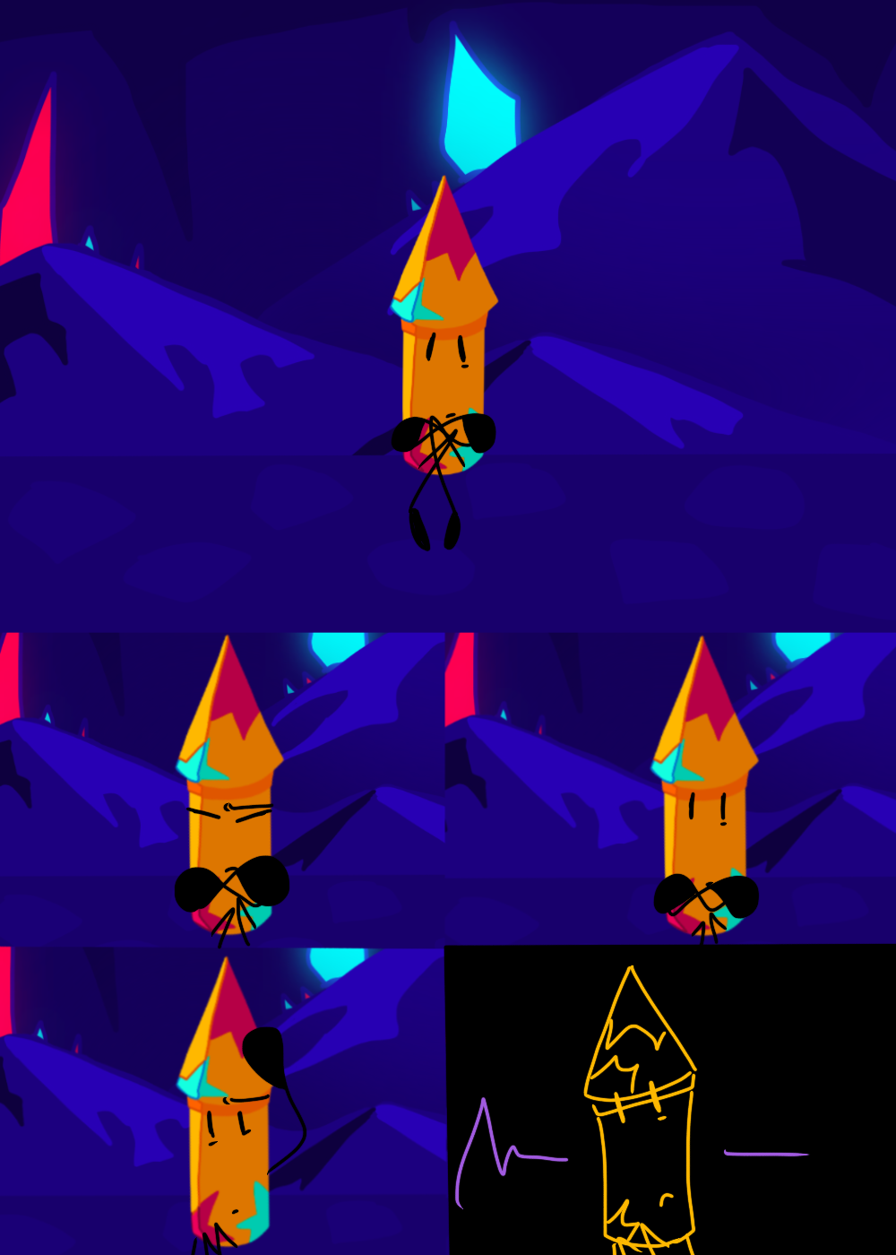 水晶之乱,漫画,翻译