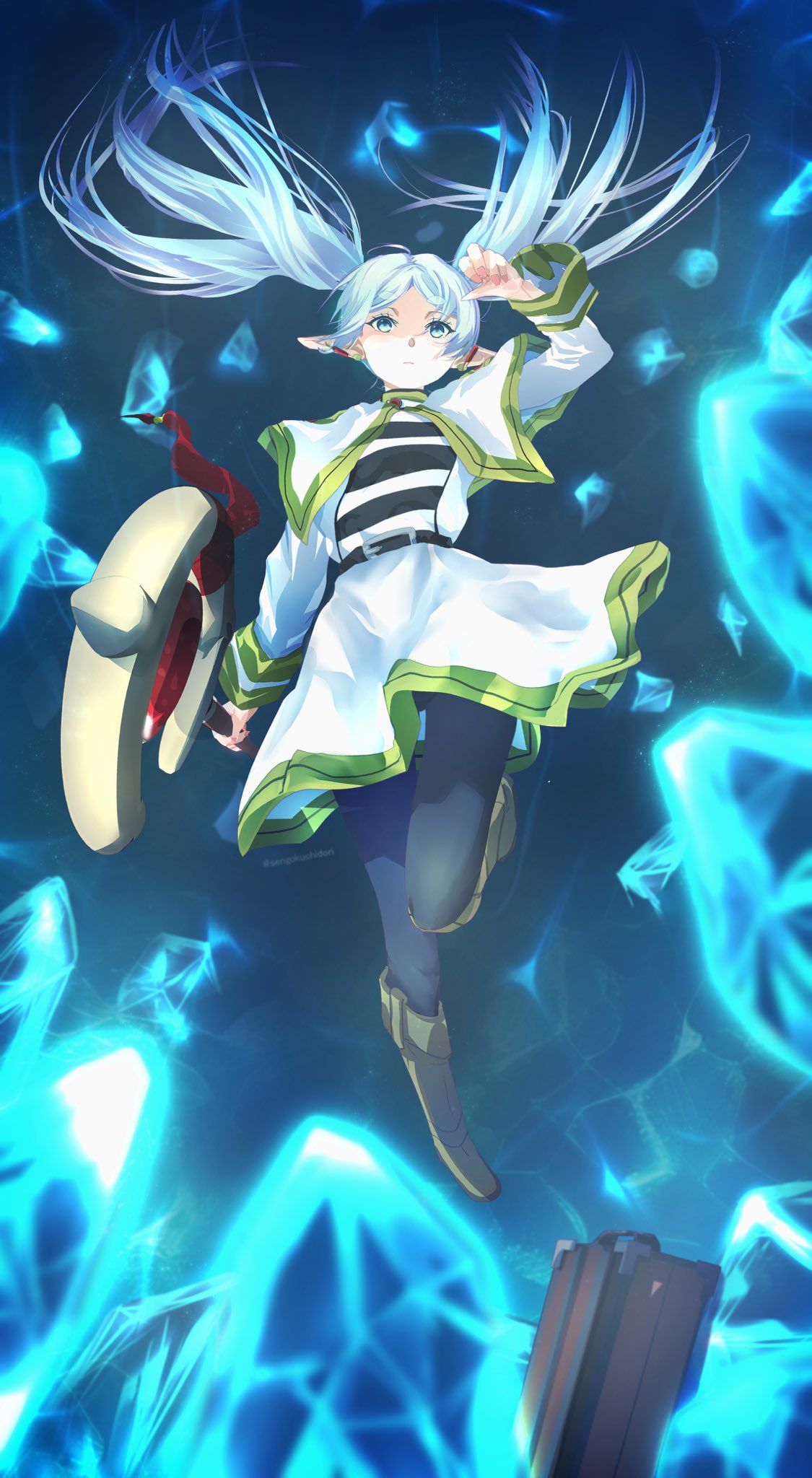 葬送的芙莉莲,芙莉莲,菲伦,美图,壁纸,绘画,插画,动漫壁纸,二次元壁纸,推特