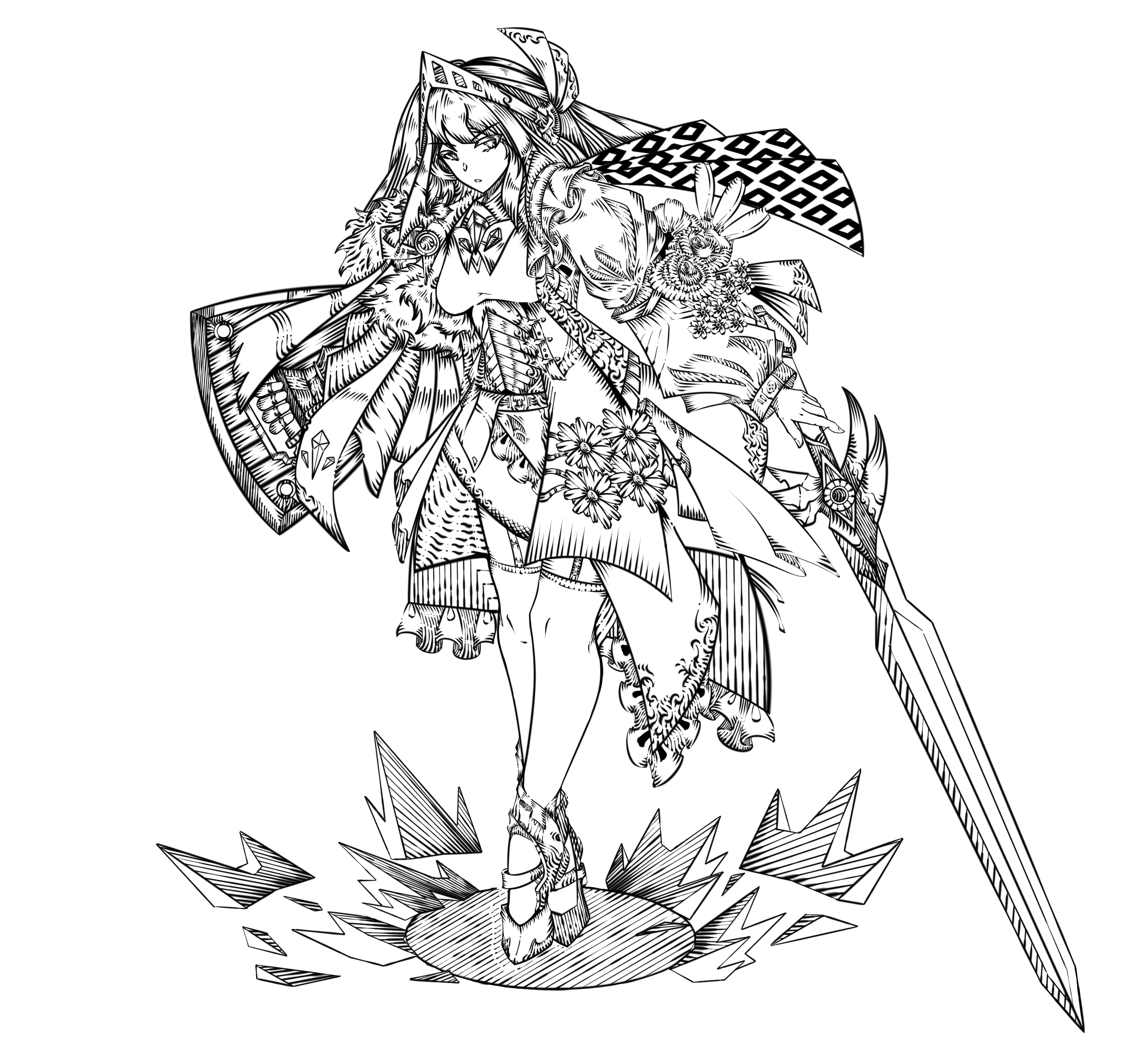 同人,绘画,立绘