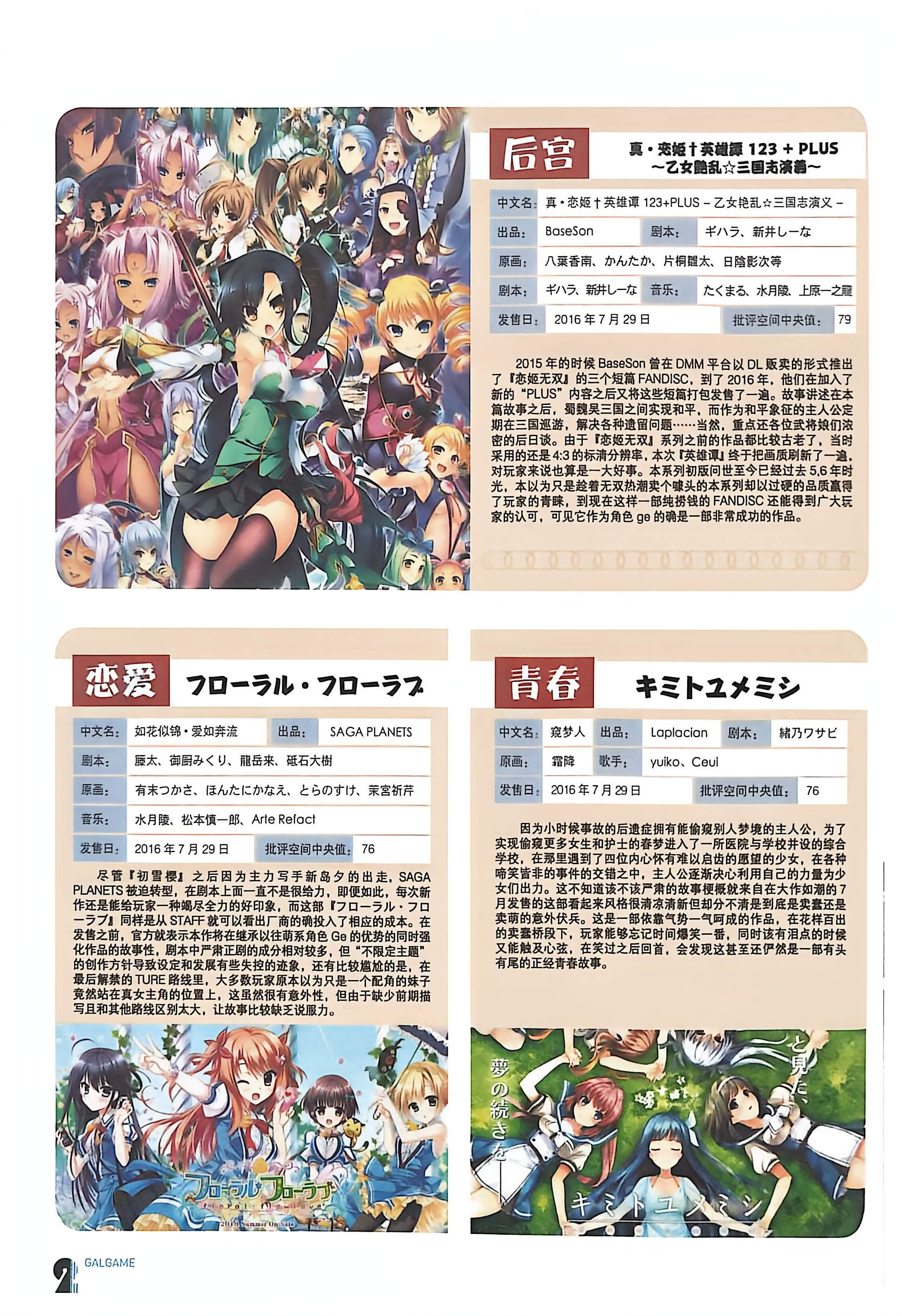 二次元狂热,GALgame,恋爱游戏