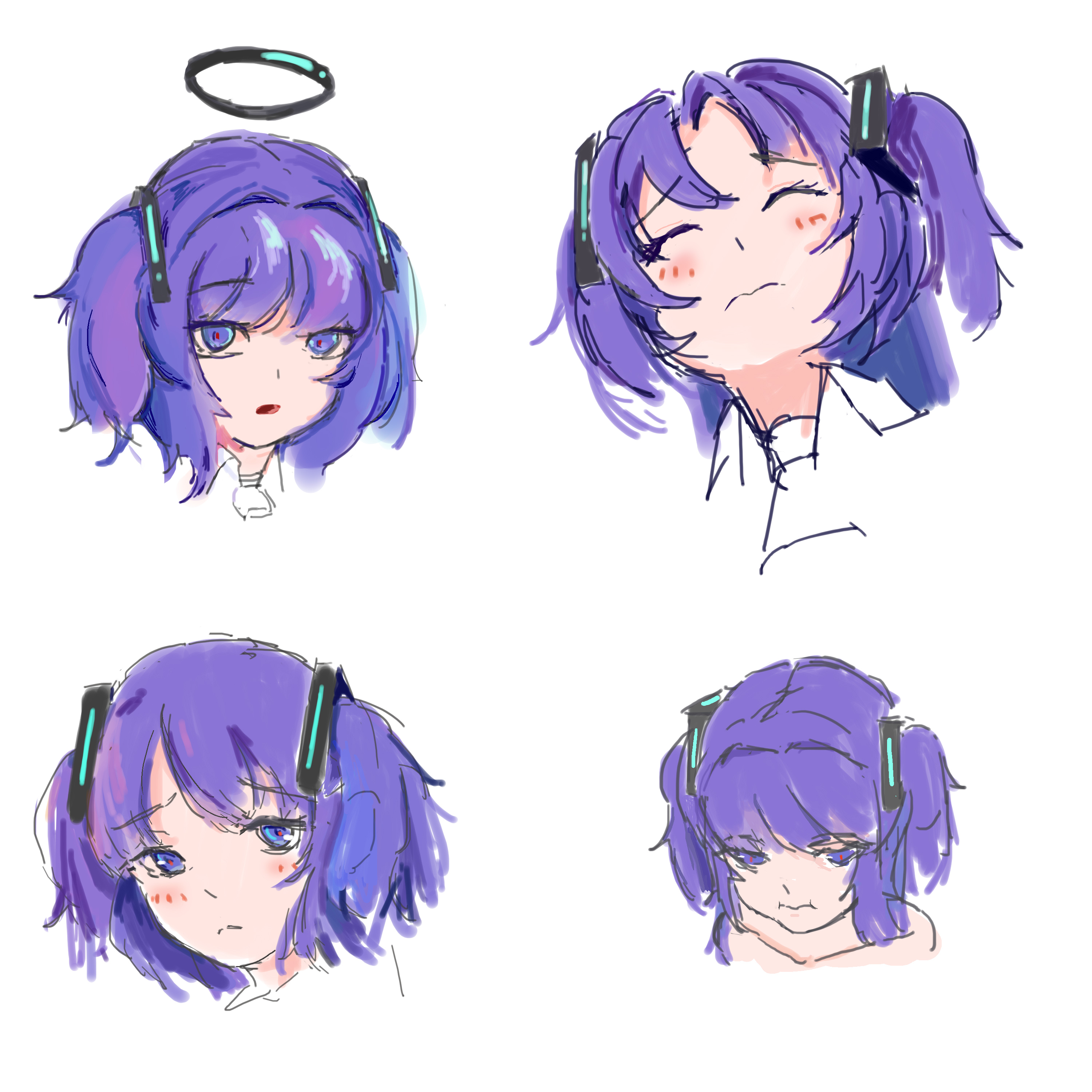 蔚蓝档案,早濑优香,绘画