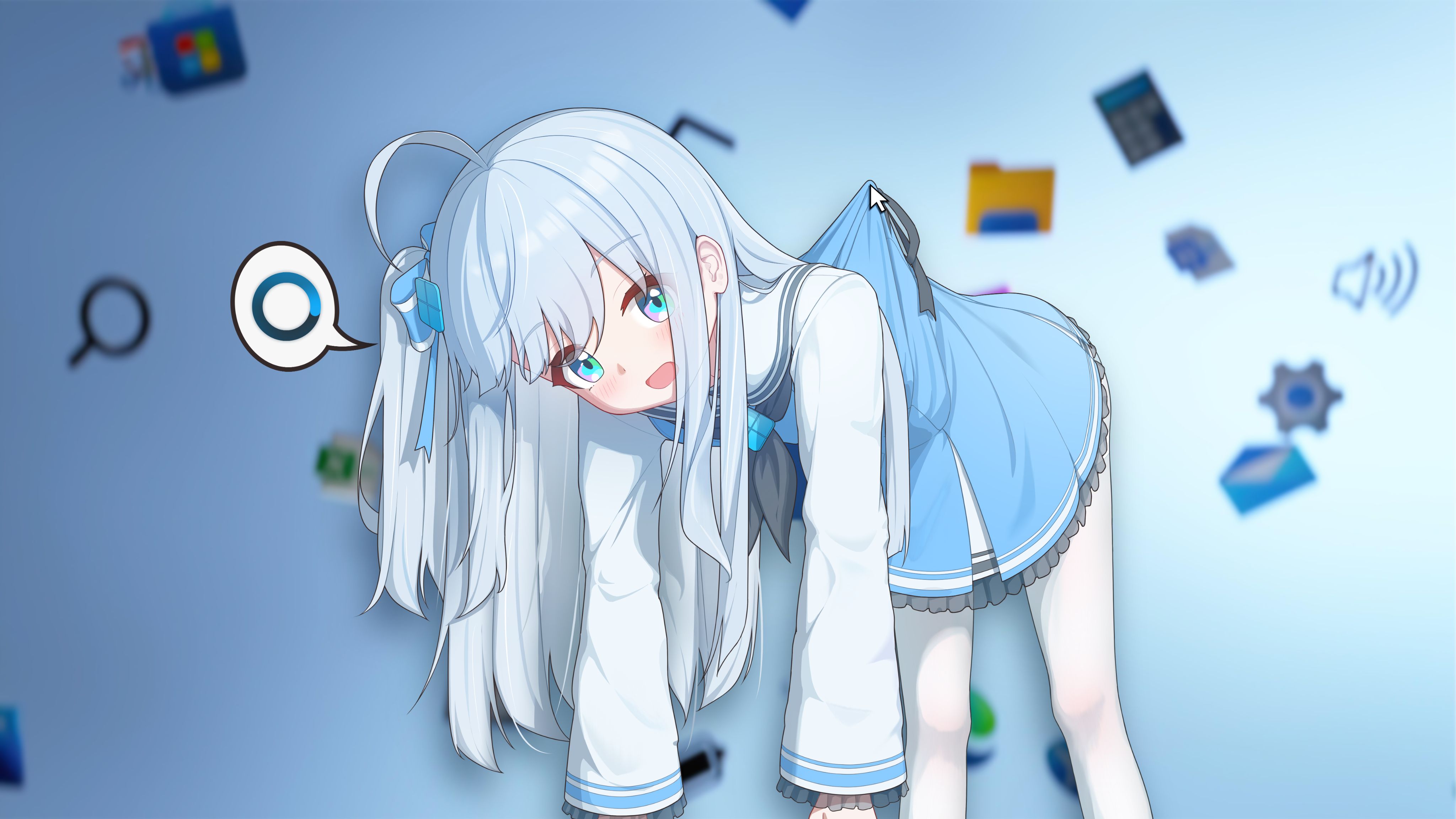 windows11,OS娘,win11娘,窗边一花