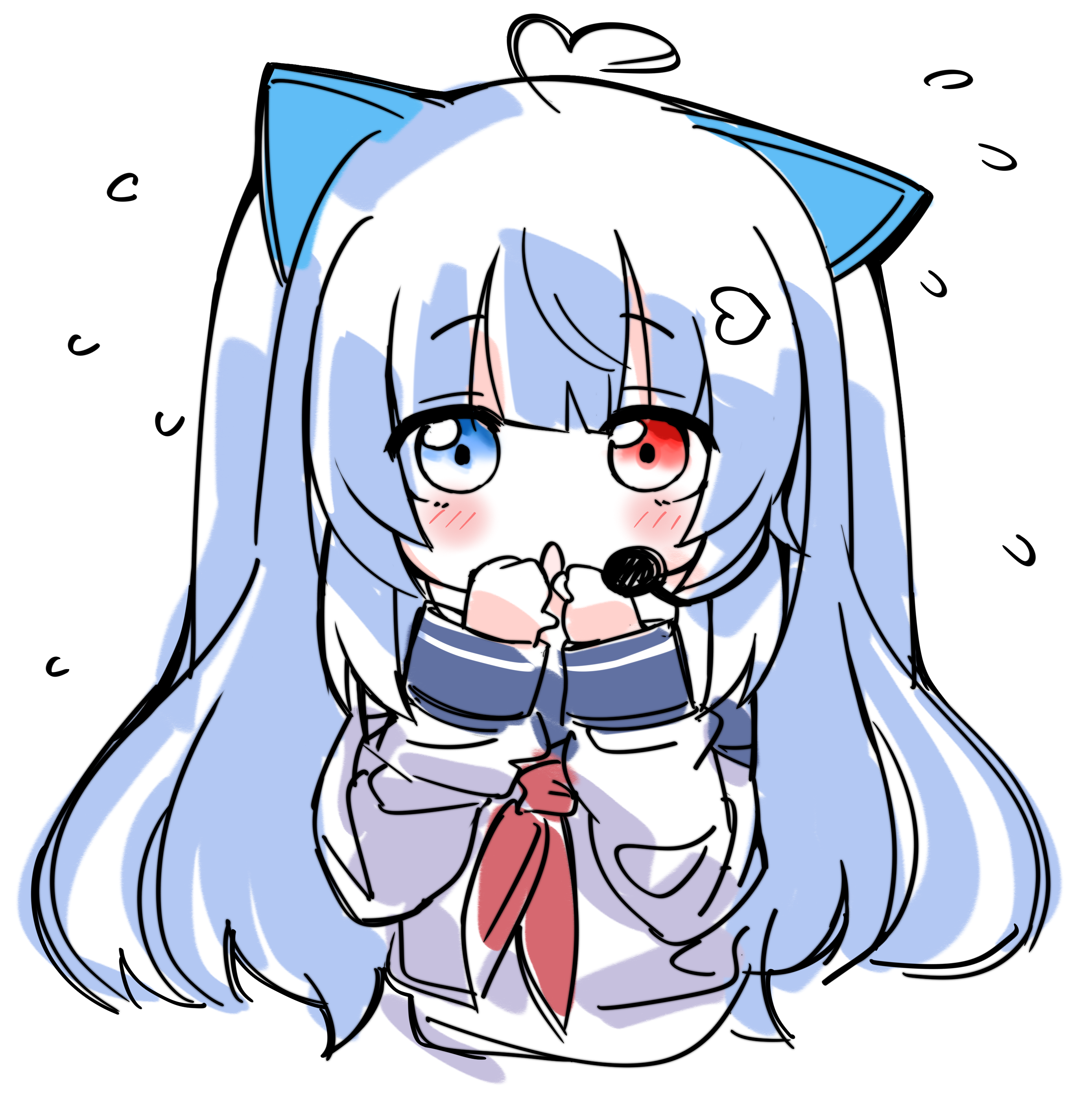 绘画创作,站娘,喵隐,喵萌,喵奈,宣发娘喵浅,喵零,喵奈今天去哪打工,喵奈今天去哪儿打工