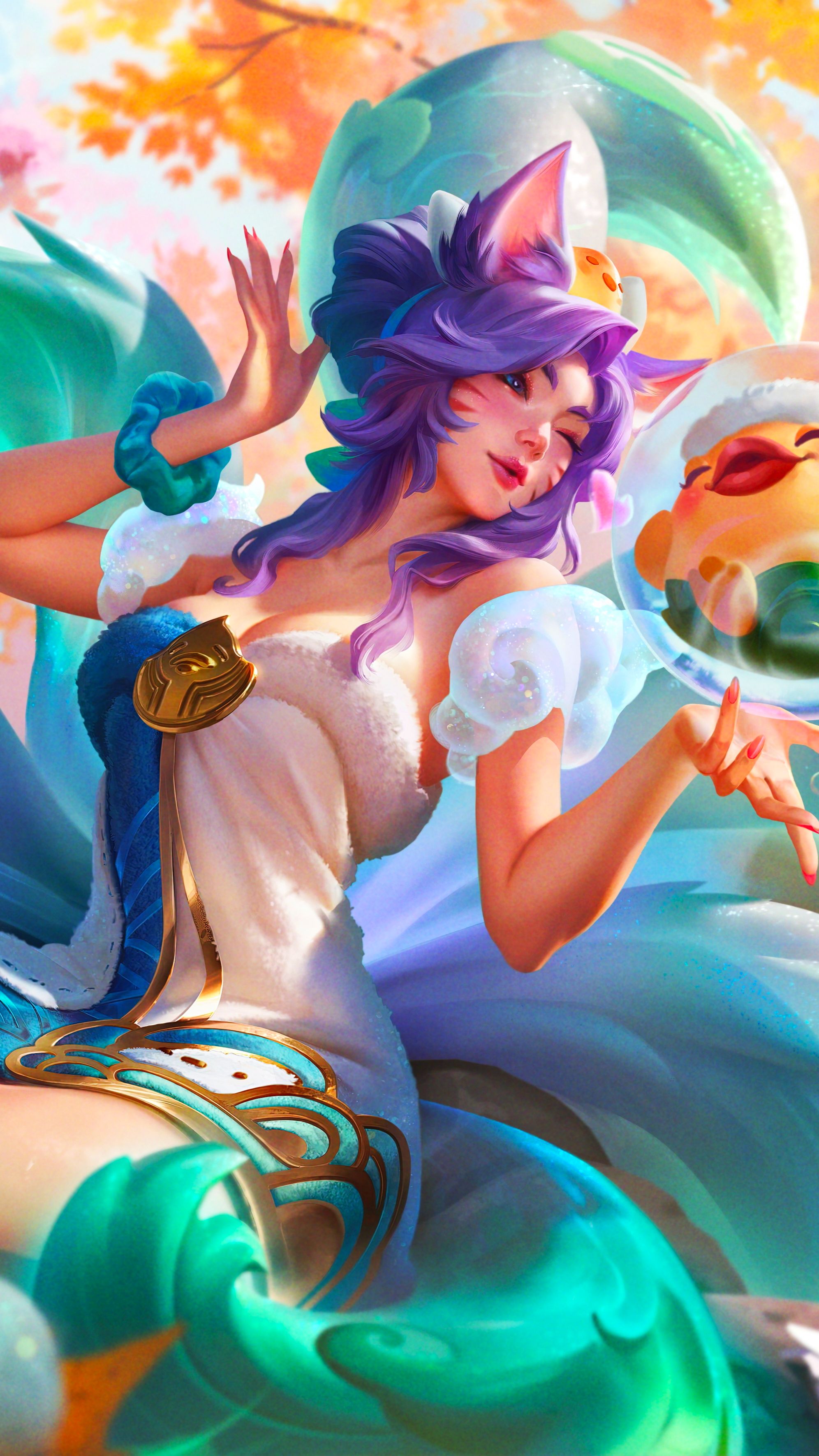 英雄联盟,电子竞技,阿狸,壁纸,原画