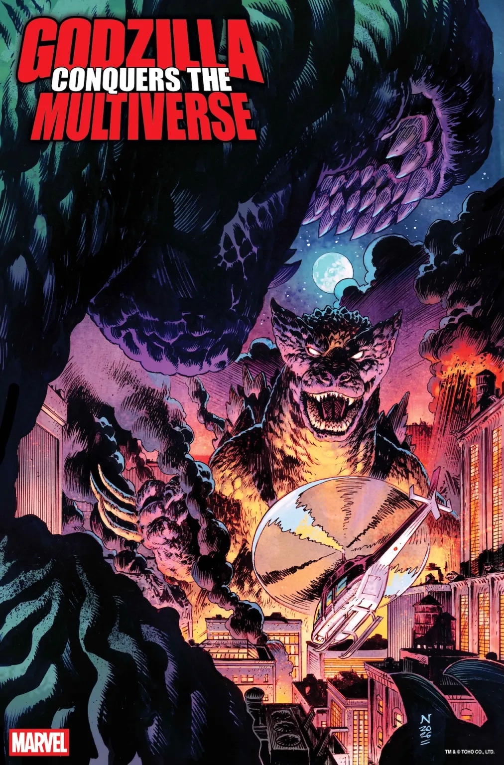 漫威,漫威漫画,超级英雄,哥斯拉,美漫,漫画,动漫,ACG,绘画,纳尔