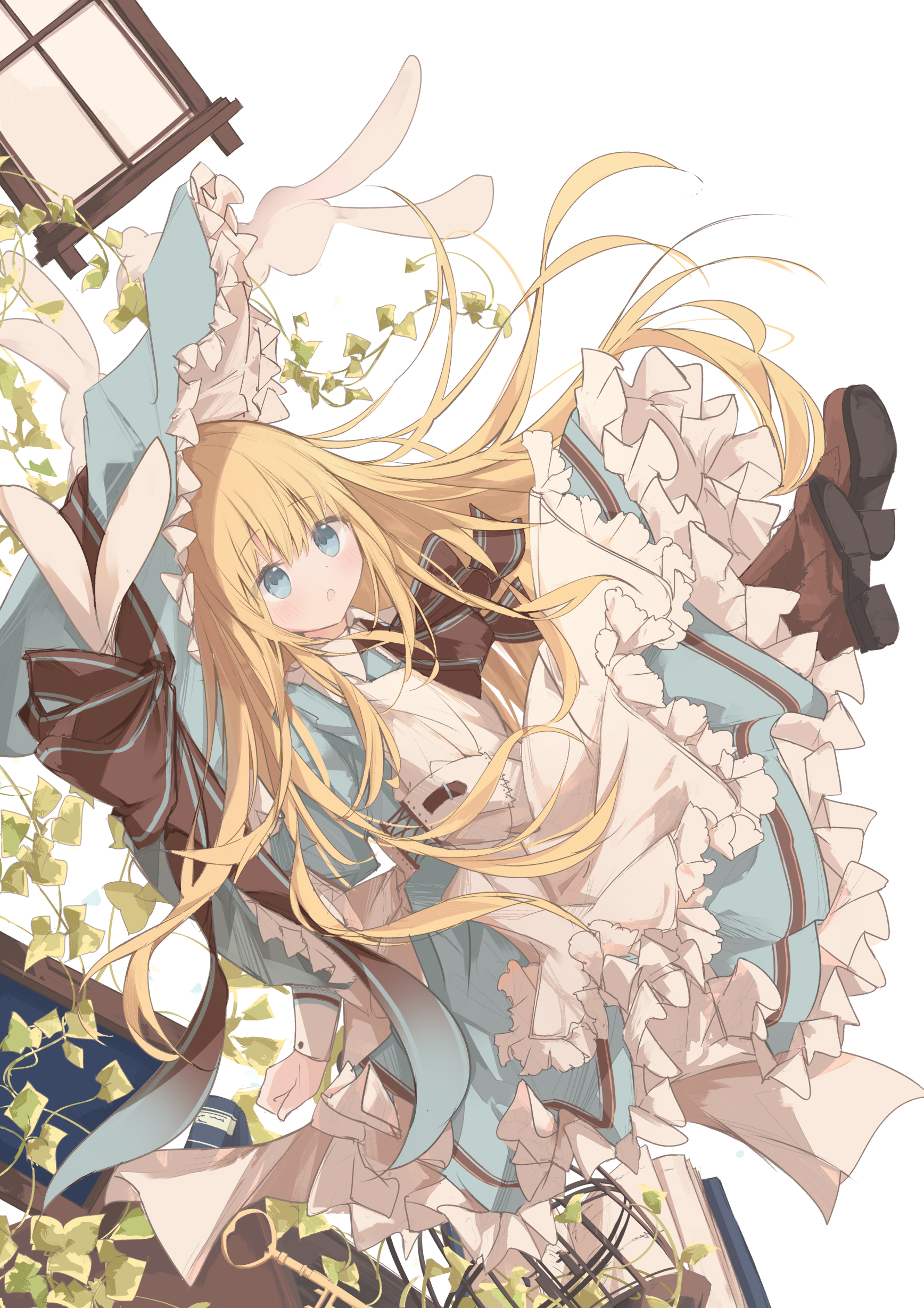 pixiv,二次元,绘画,壁纸,美少女,兔子