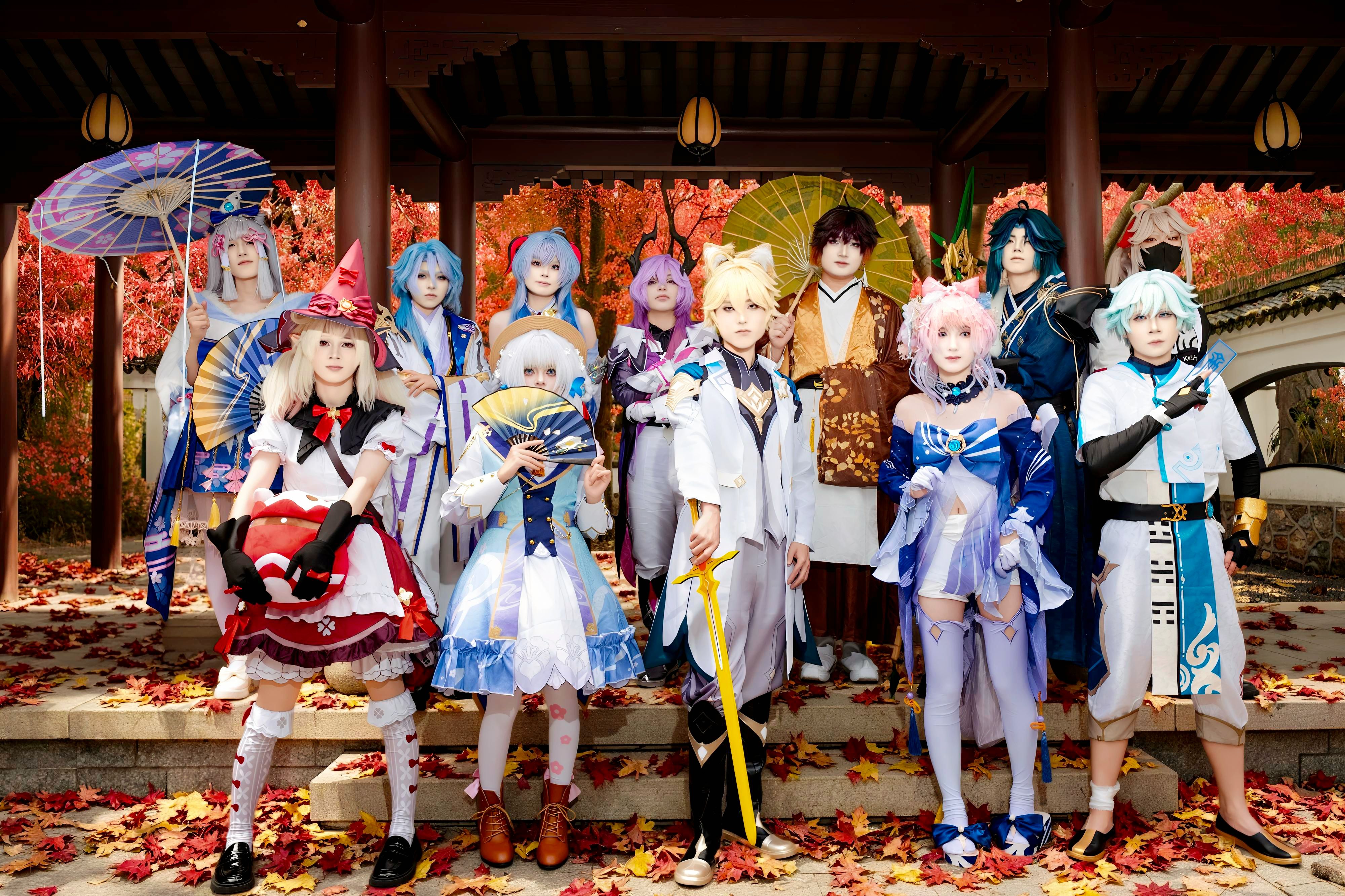 原神,原神COS,神裡綾華COS,珊瑚宮心海COS