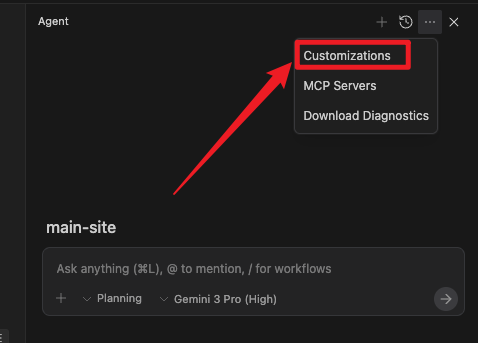 Gemini,IDE,Antigravity,中文,让我们说中文
