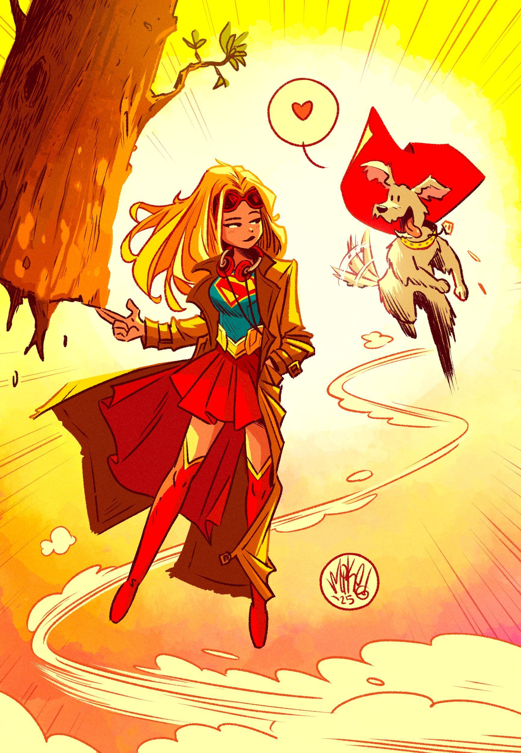 DC,DC宇宙,DCU,超级英雄,超级少女,小氪,美图,壁纸,绘画,插画