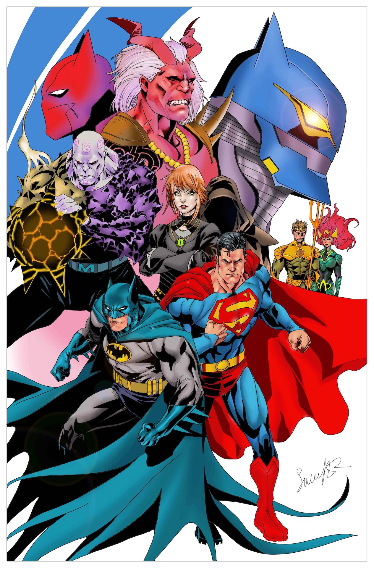 DC,DC漫画,美漫,漫画,动漫,超级英雄,超人,蝙蝠侠,正义联盟,绘画