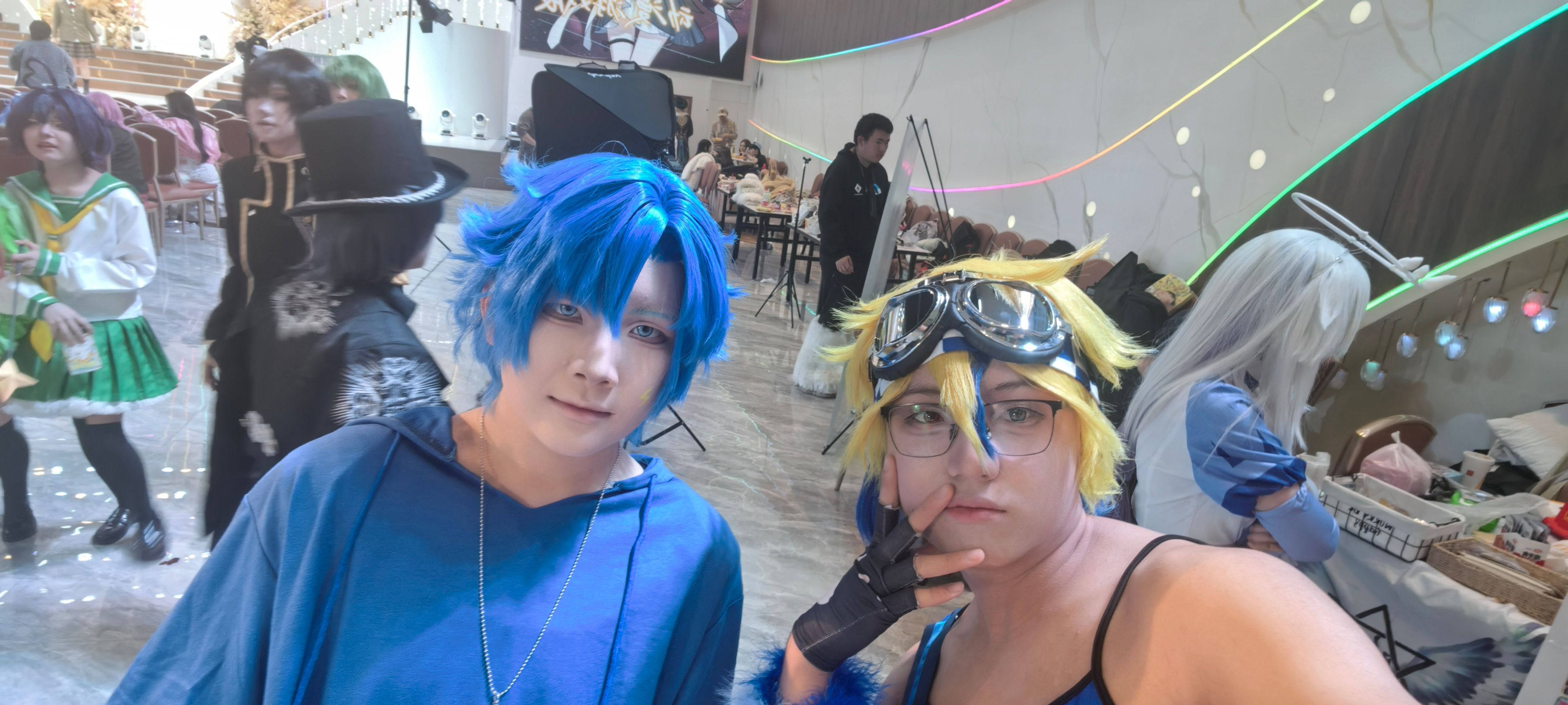 cos,cosplay,漫展,镜音连,集邮,合照