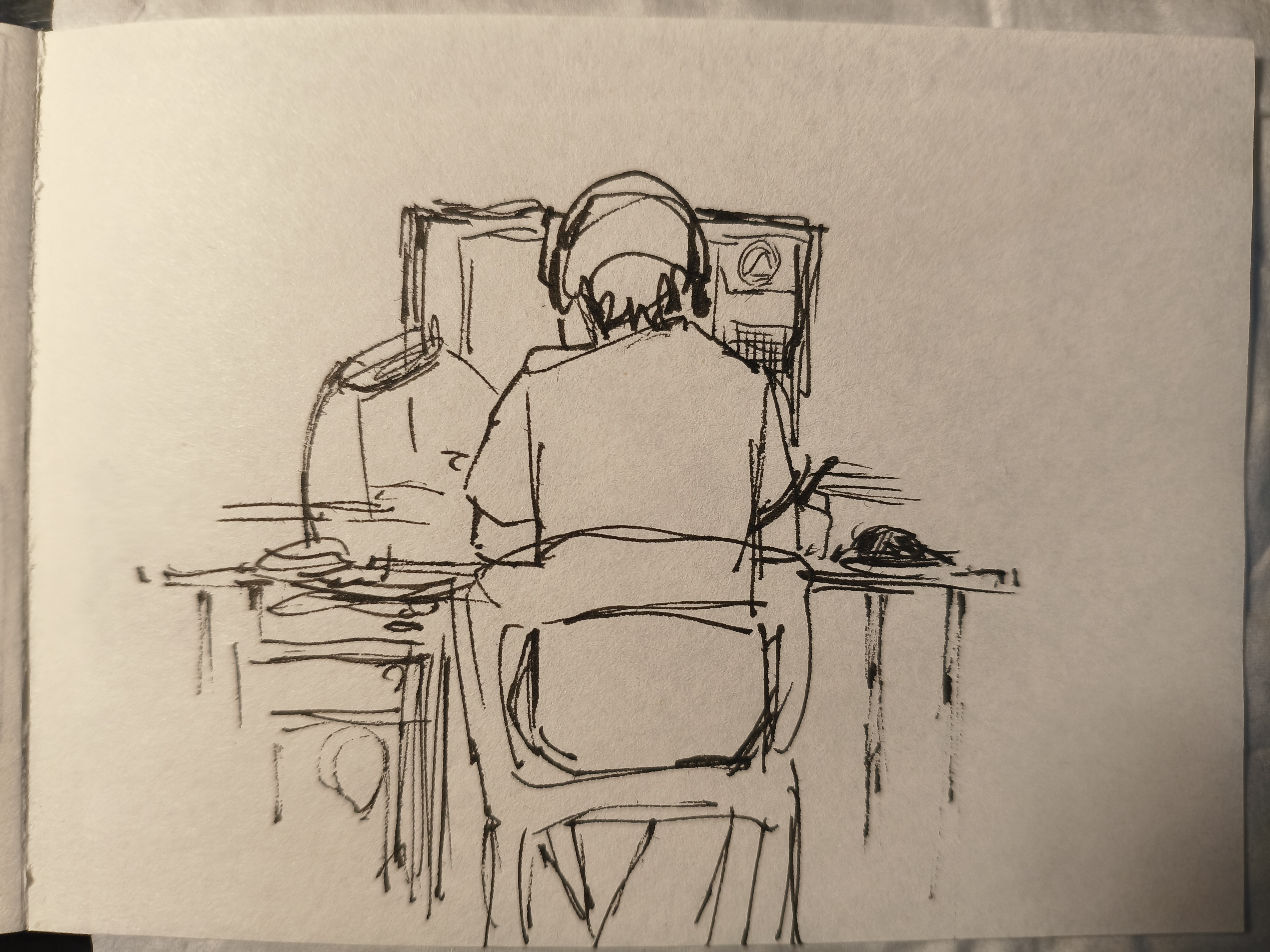 速写,放假啦