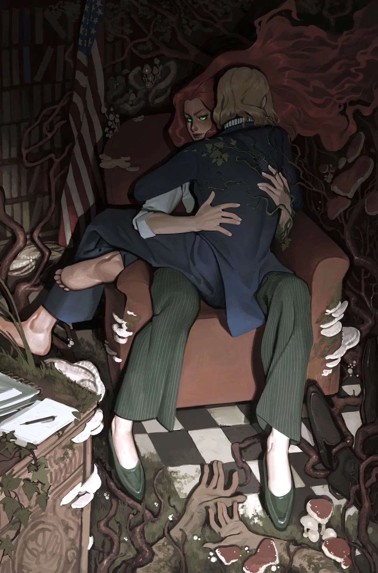 DC,DC漫画,美漫,超级英雄,漫画,动漫,毒藤女,美图,壁纸,绘画