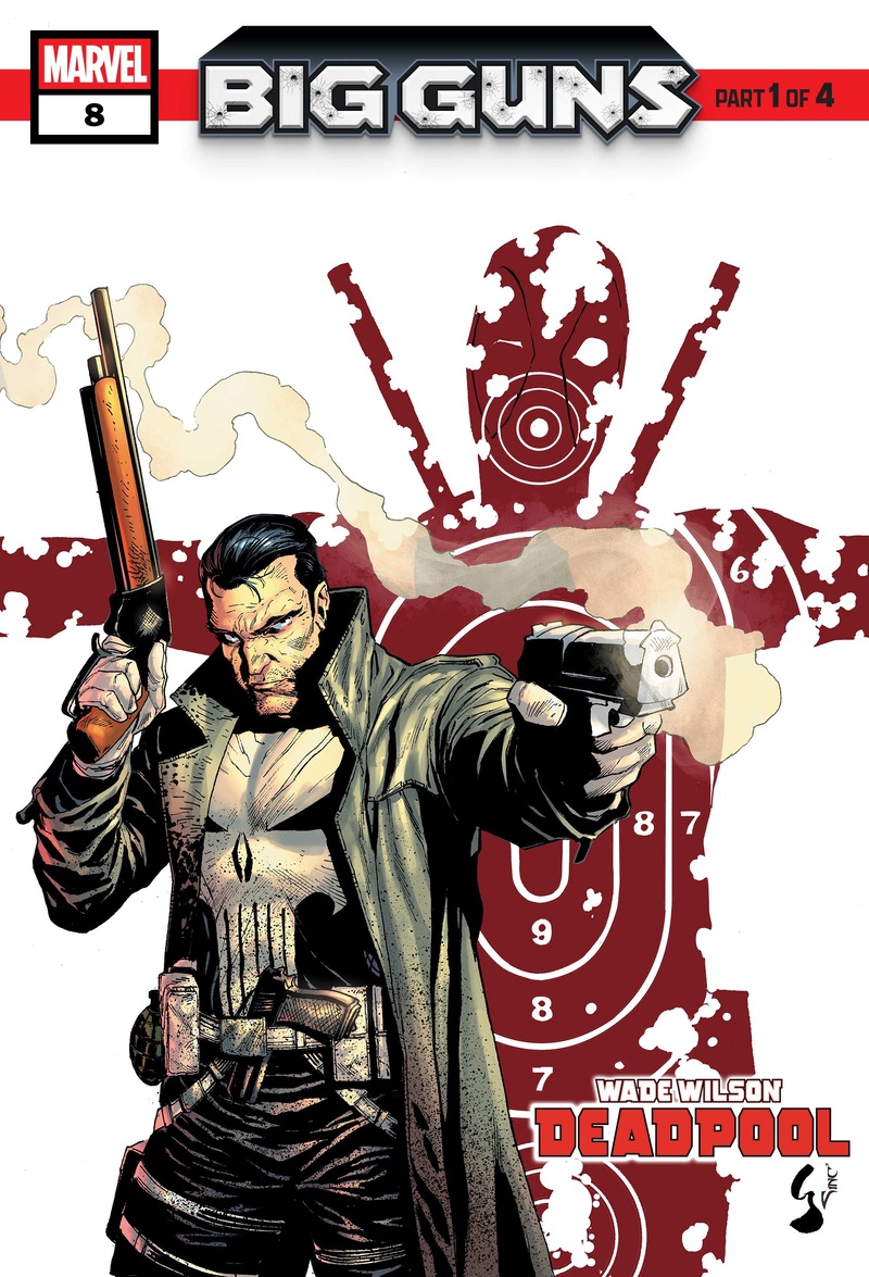 漫威,美漫,漫画,动漫,ACG,死侍,惩罚者,绘画,超级英雄