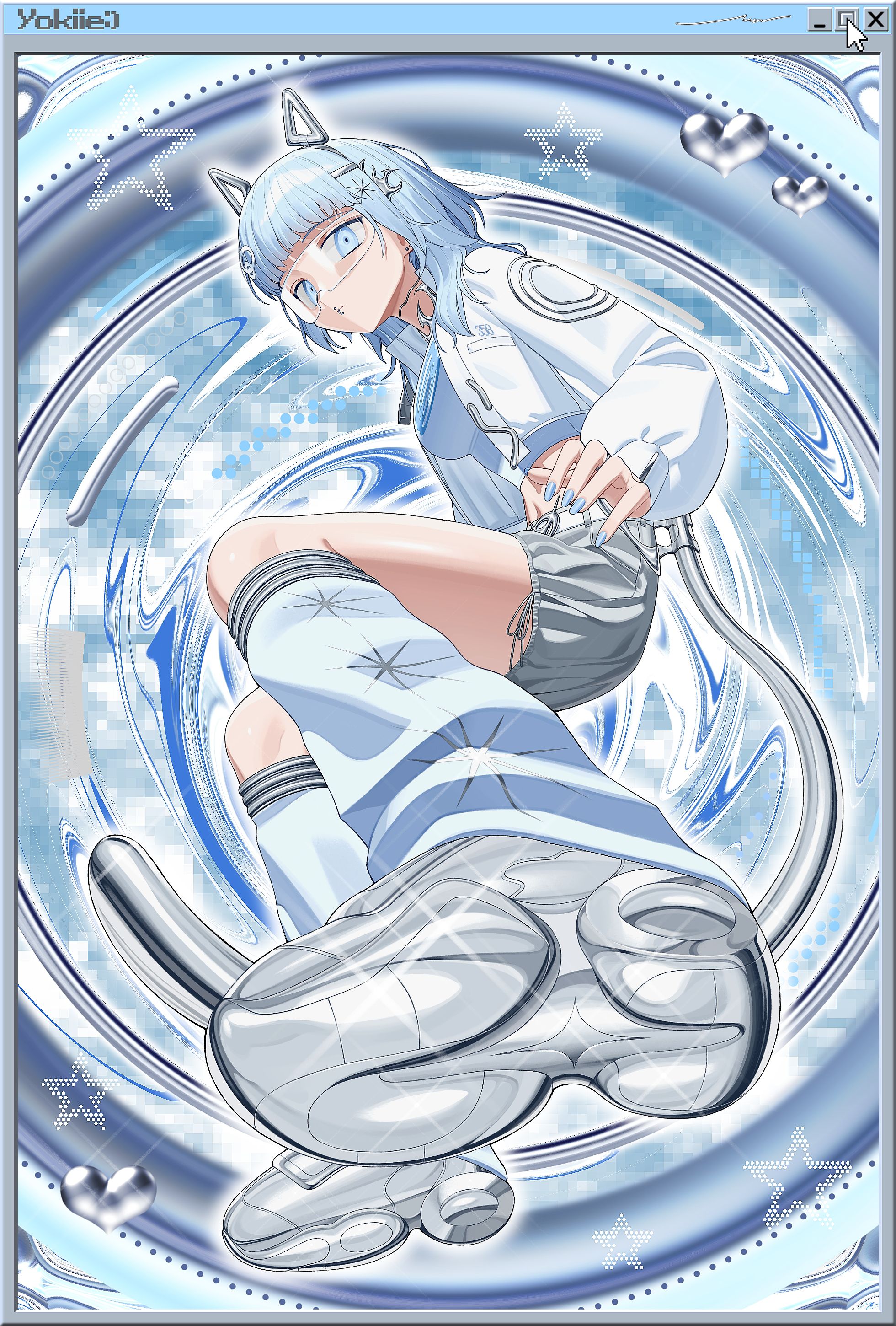 pixiv,二次元,千禧年,绘画,壁纸,审美