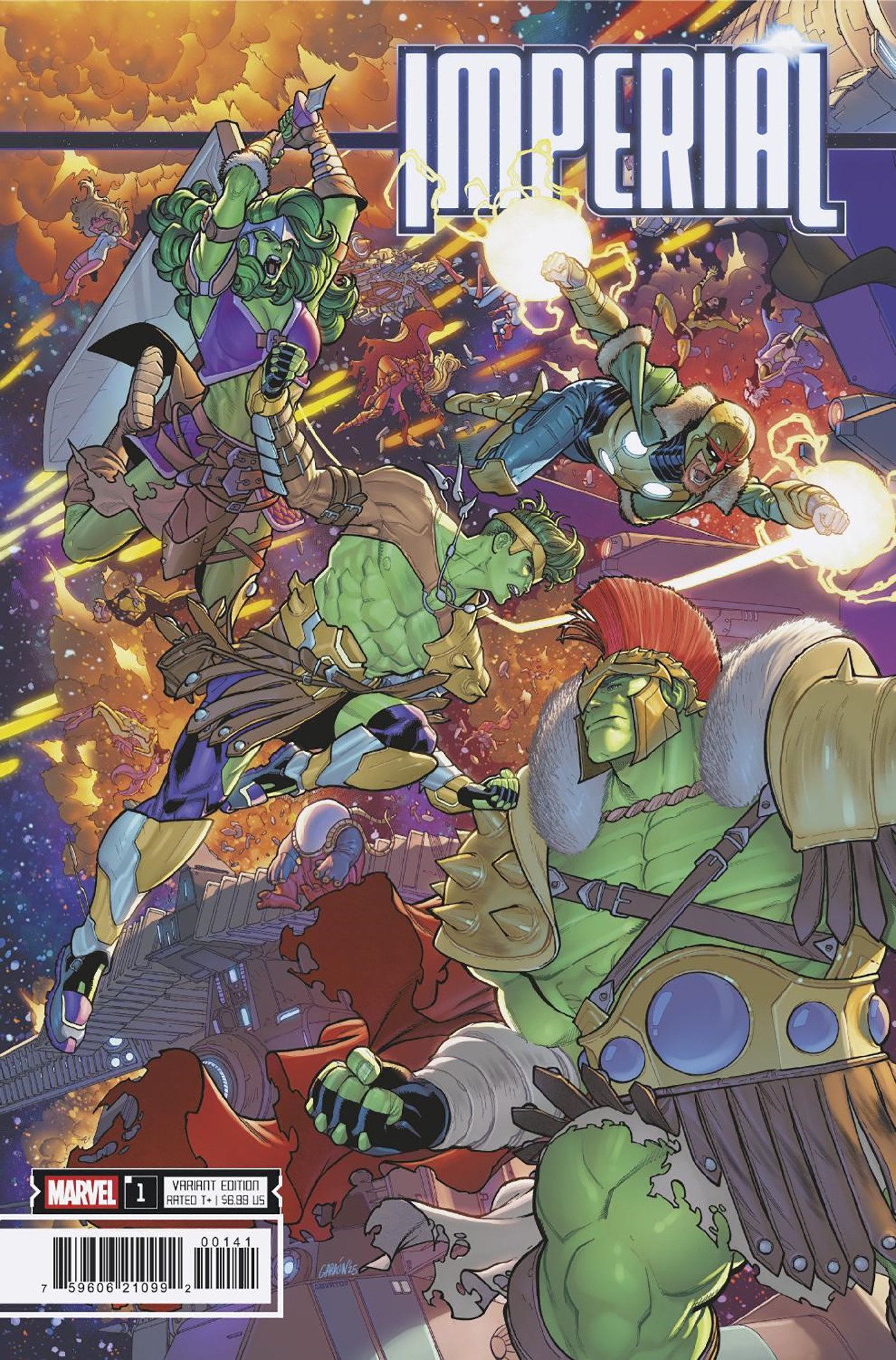 漫威,漫威漫画,美漫,欧美漫画,超级英雄,漫画,浩克,女浩克,浩克之子,绿巨人之子,绿巨人,女绿巨人,封面,绘画,动漫,ACG