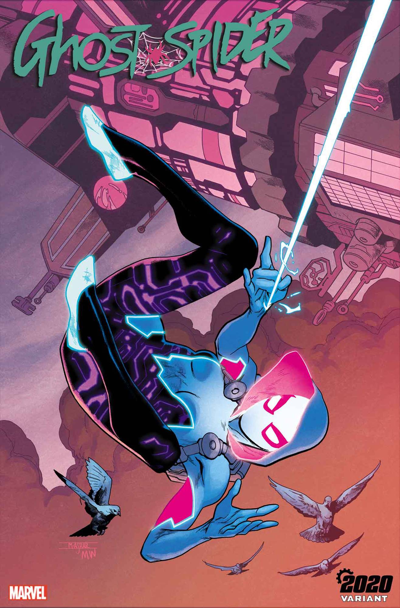 漫威,漫威漫画,超级英雄,蜘蛛侠,蜘蛛格温,美图,壁纸,绘画,插画,二次元