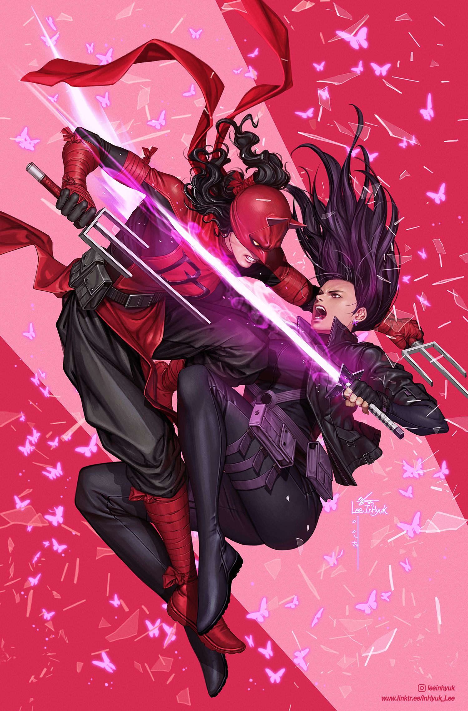 漫威,漫威漫画,美漫,超级英雄,艾丽卡,灵蝶,美图,壁纸,绘画,插画