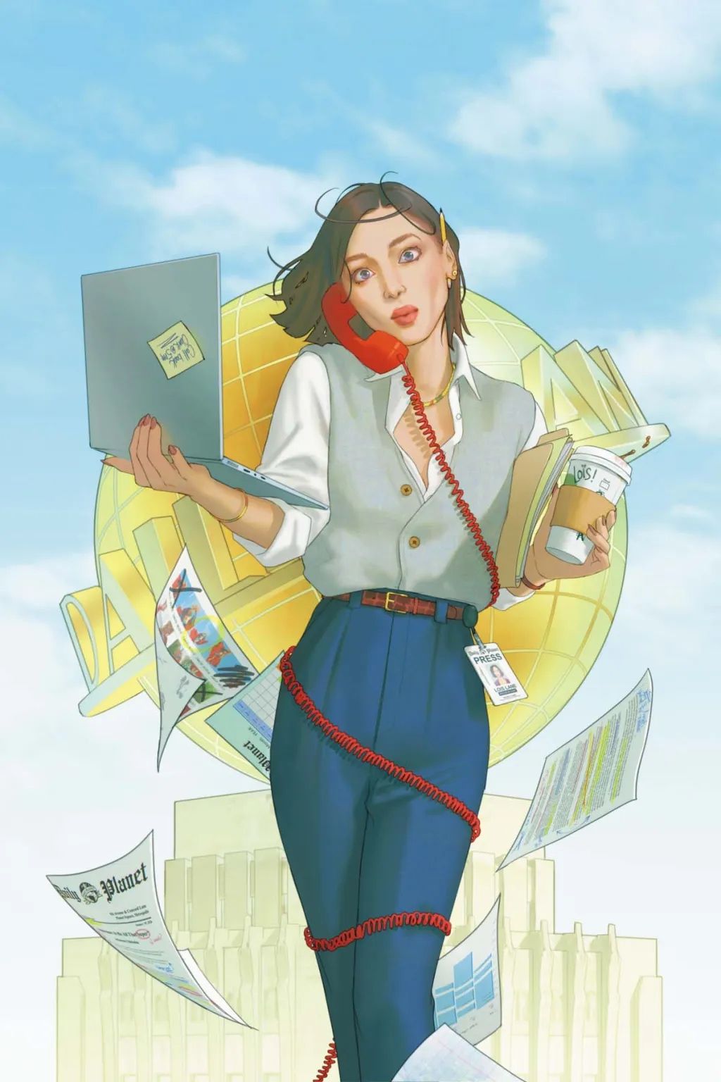 DC,DC漫画,美漫,超级英雄,漫画,动漫,超人,至尊小超人,绘画,ACG