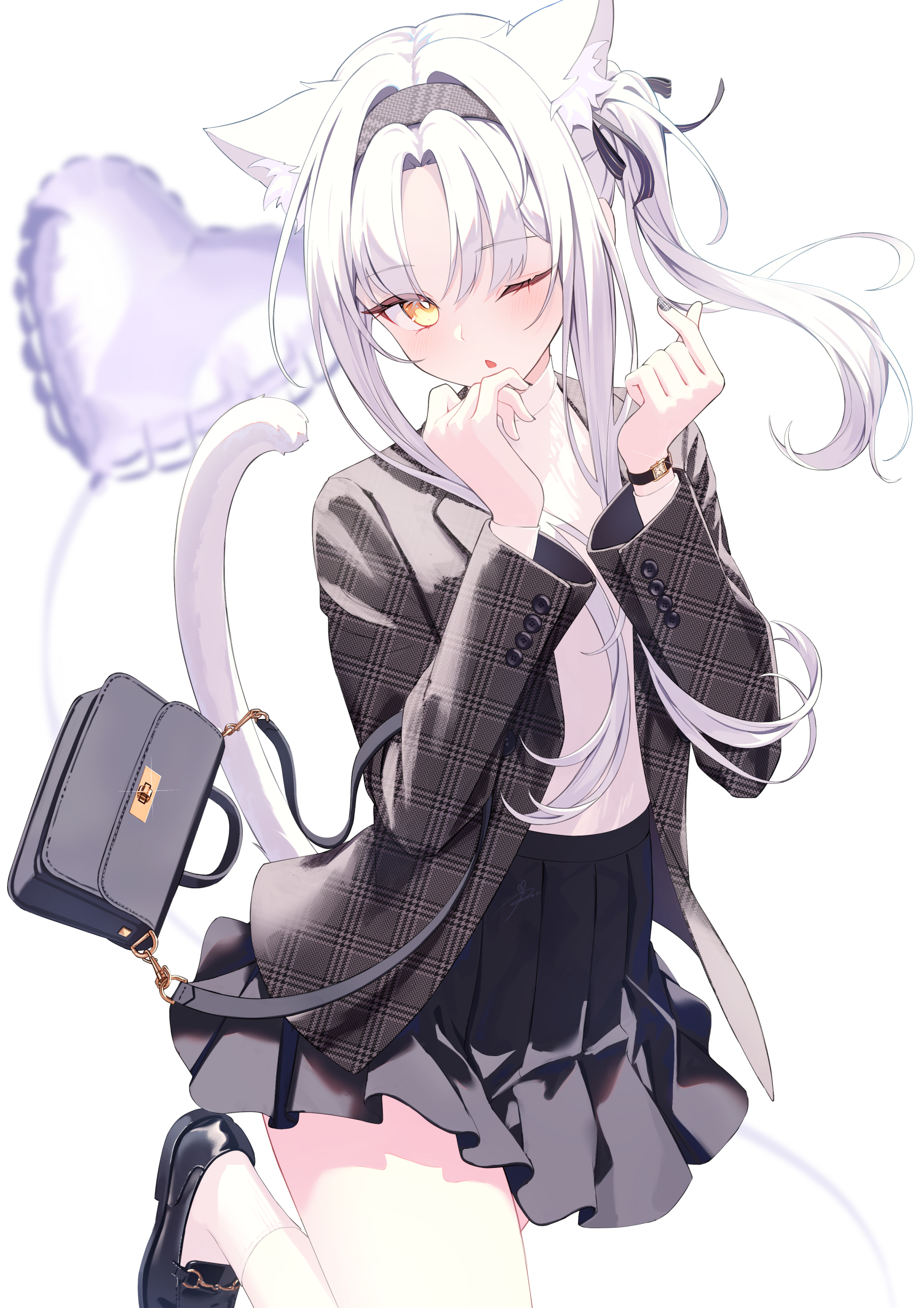 pixiv,二次元,绘画,壁纸,美少女,猫娘