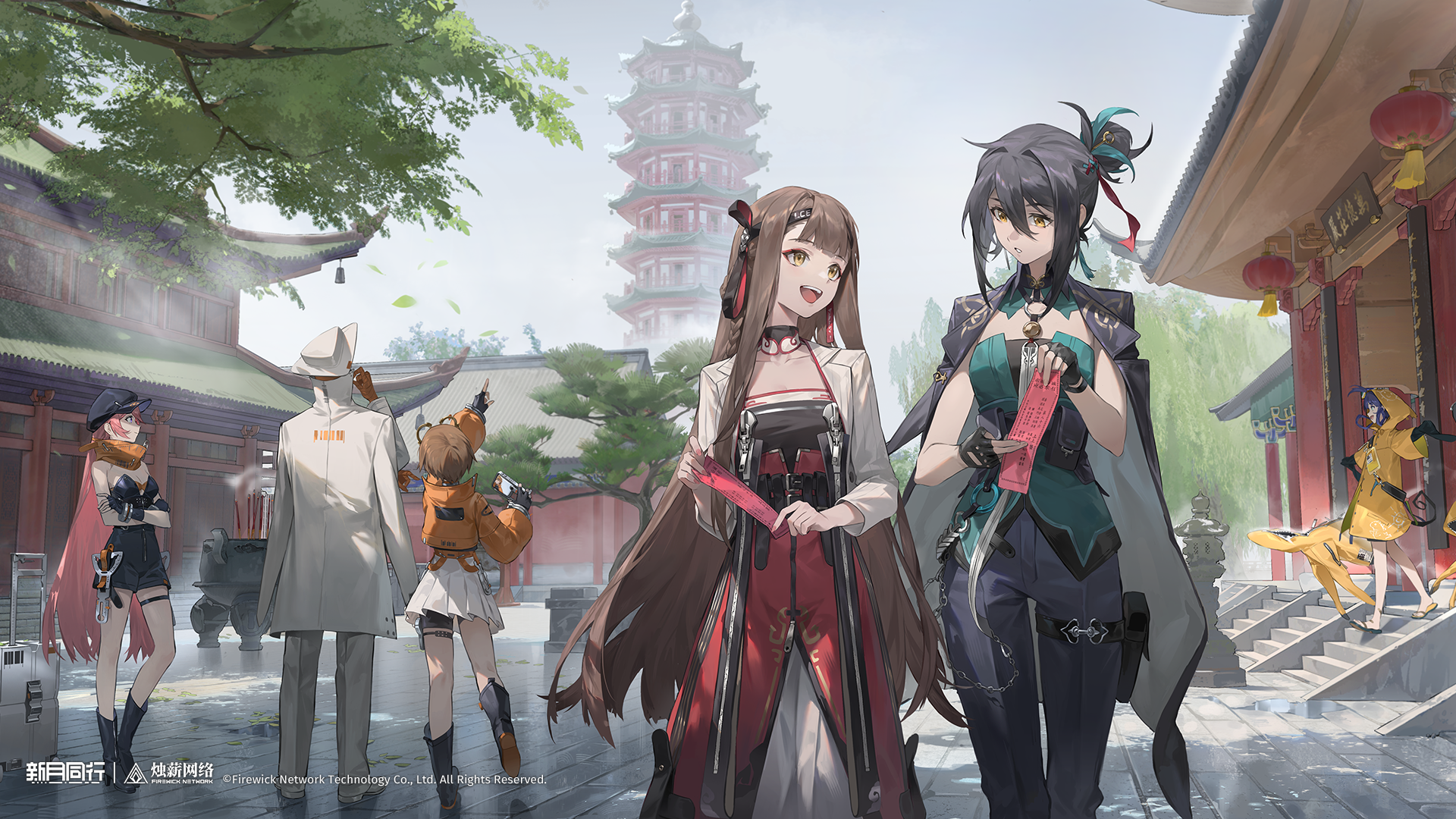 新月同行,画集,壁纸