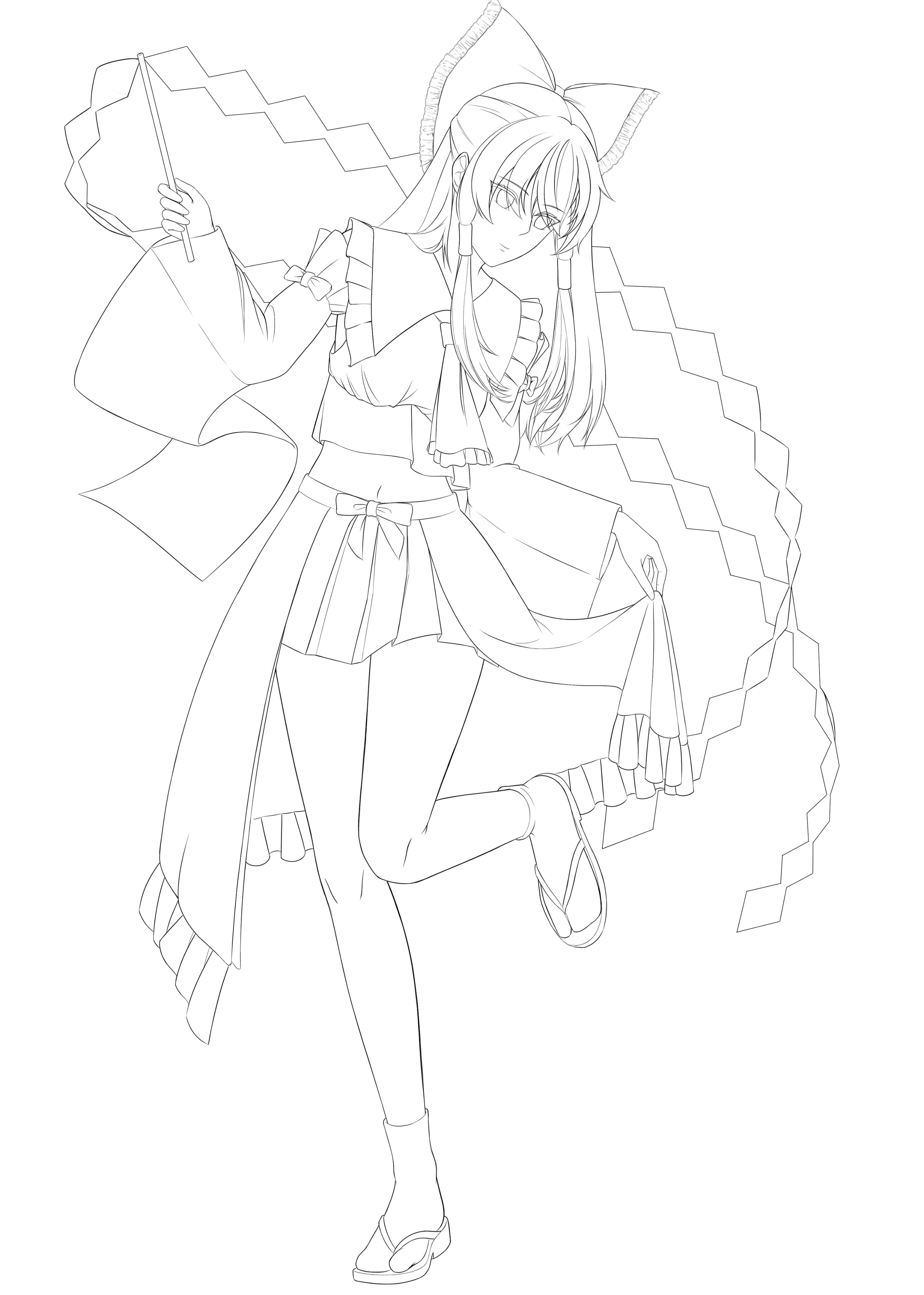 练习,东方,博丽灵梦