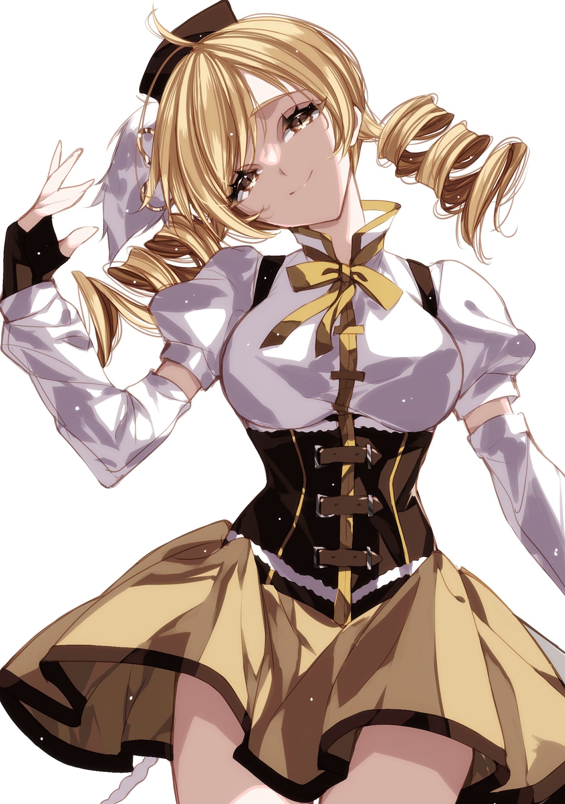 魔法少女小圆,魔法少女,巴麻美,动漫壁纸,动漫美图,美图,壁纸,绘画,插画,二次元