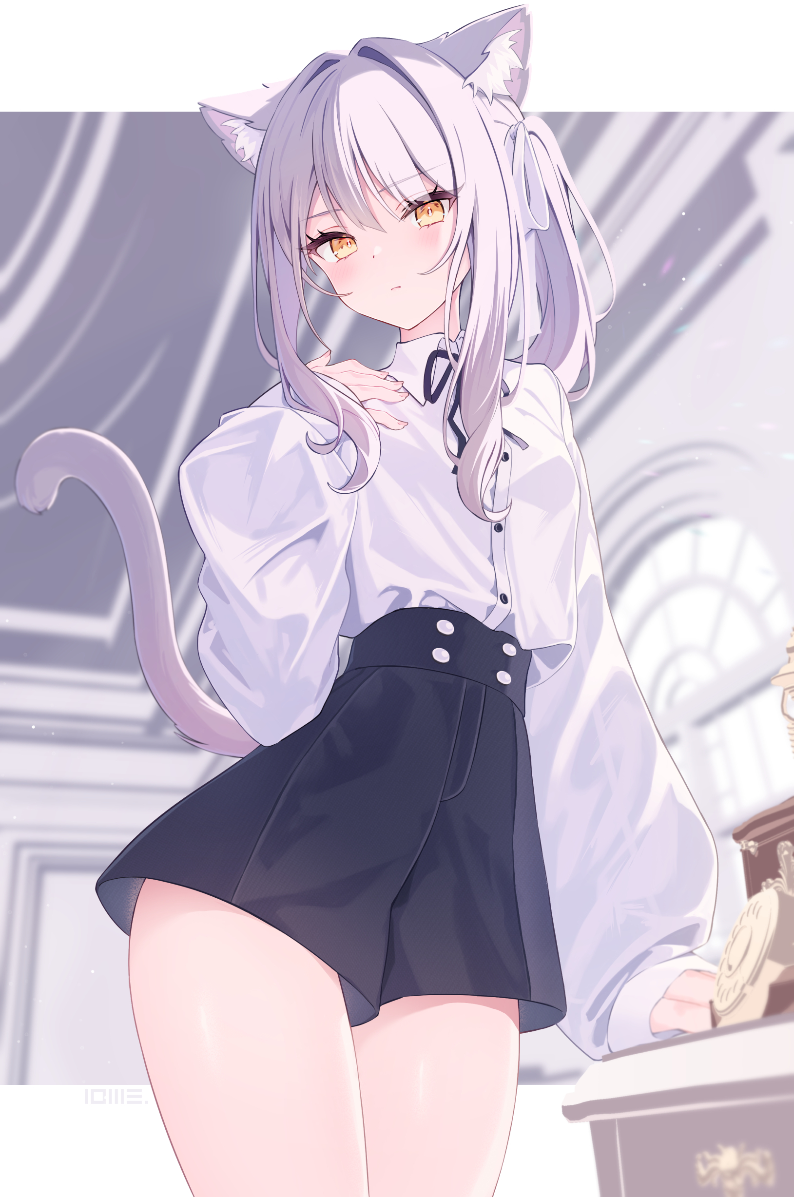 pixiv,二次元,绘画,壁纸,美少女,猫娘