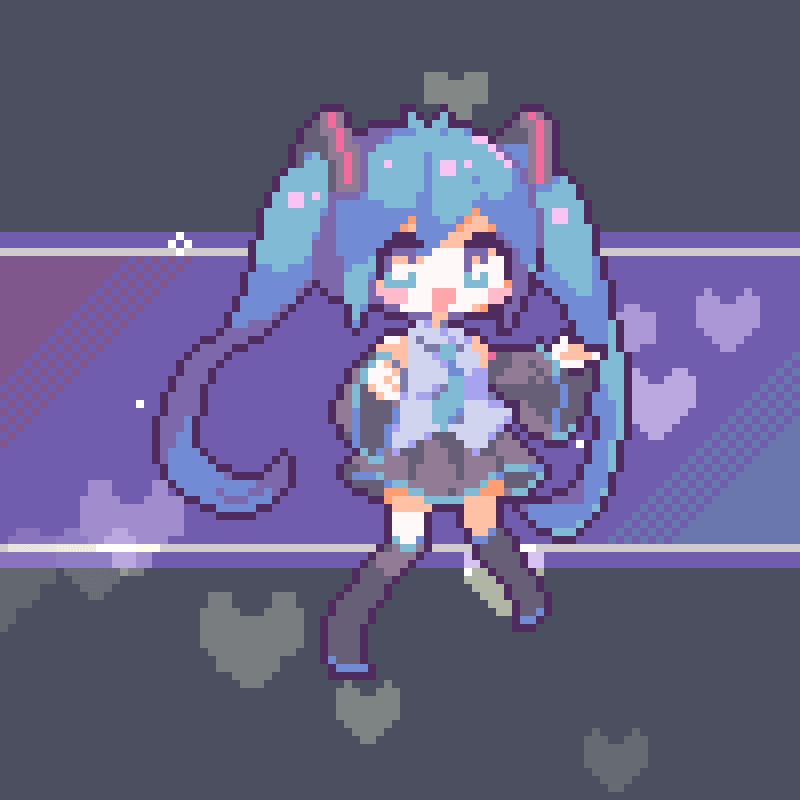 nekomo,ねこも,画师,像素,GIF,萌,可爱,萝莉