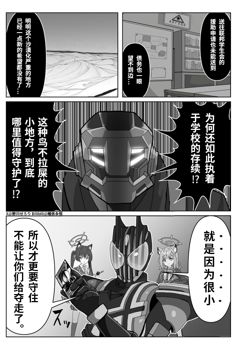 假面骑士,碧蓝档案,蔚蓝档案