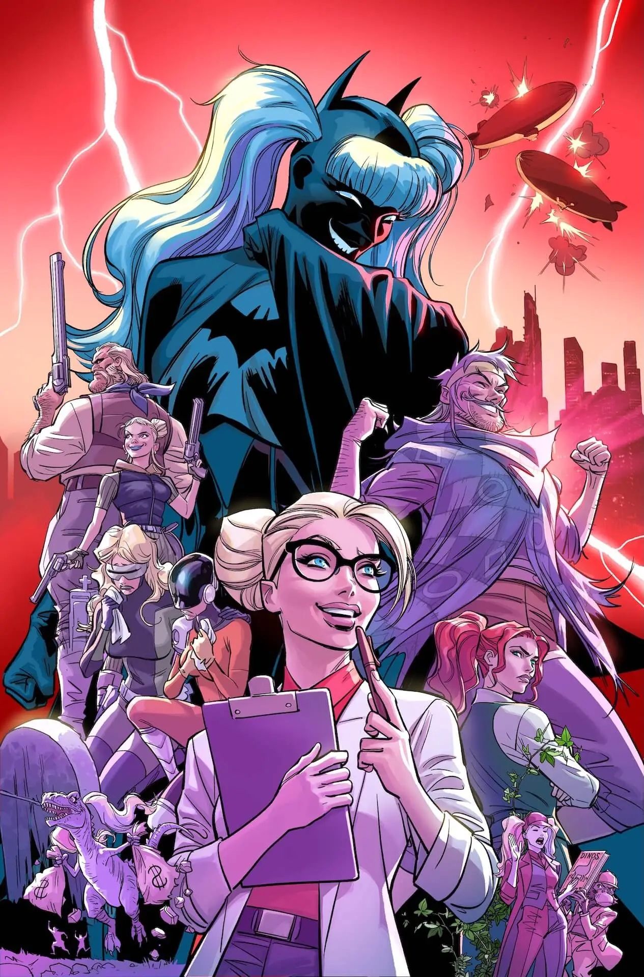 DC,DC漫画,美漫,漫画,动漫,小丑女,超级英雄,绘画,美图,壁纸