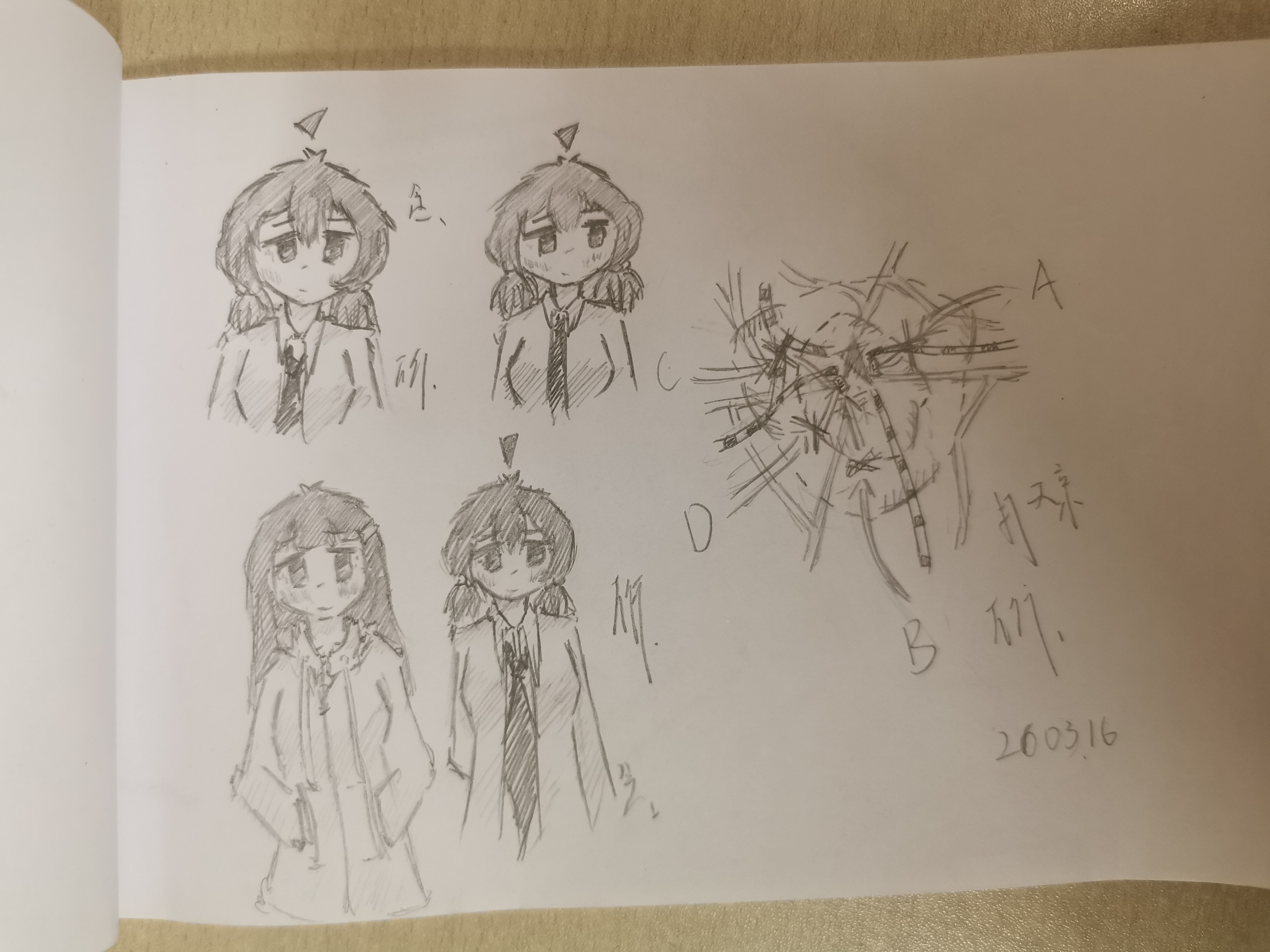 日常,摸鱼,一次性发完,OC,绘画