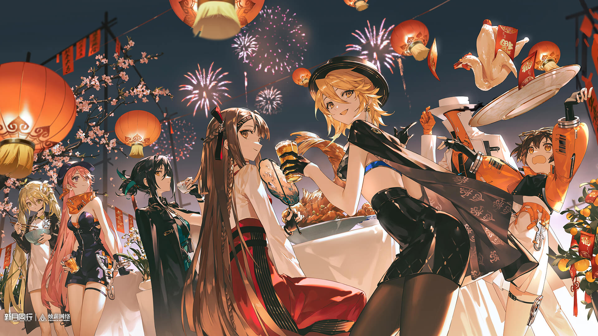 新月同行,画集,壁纸