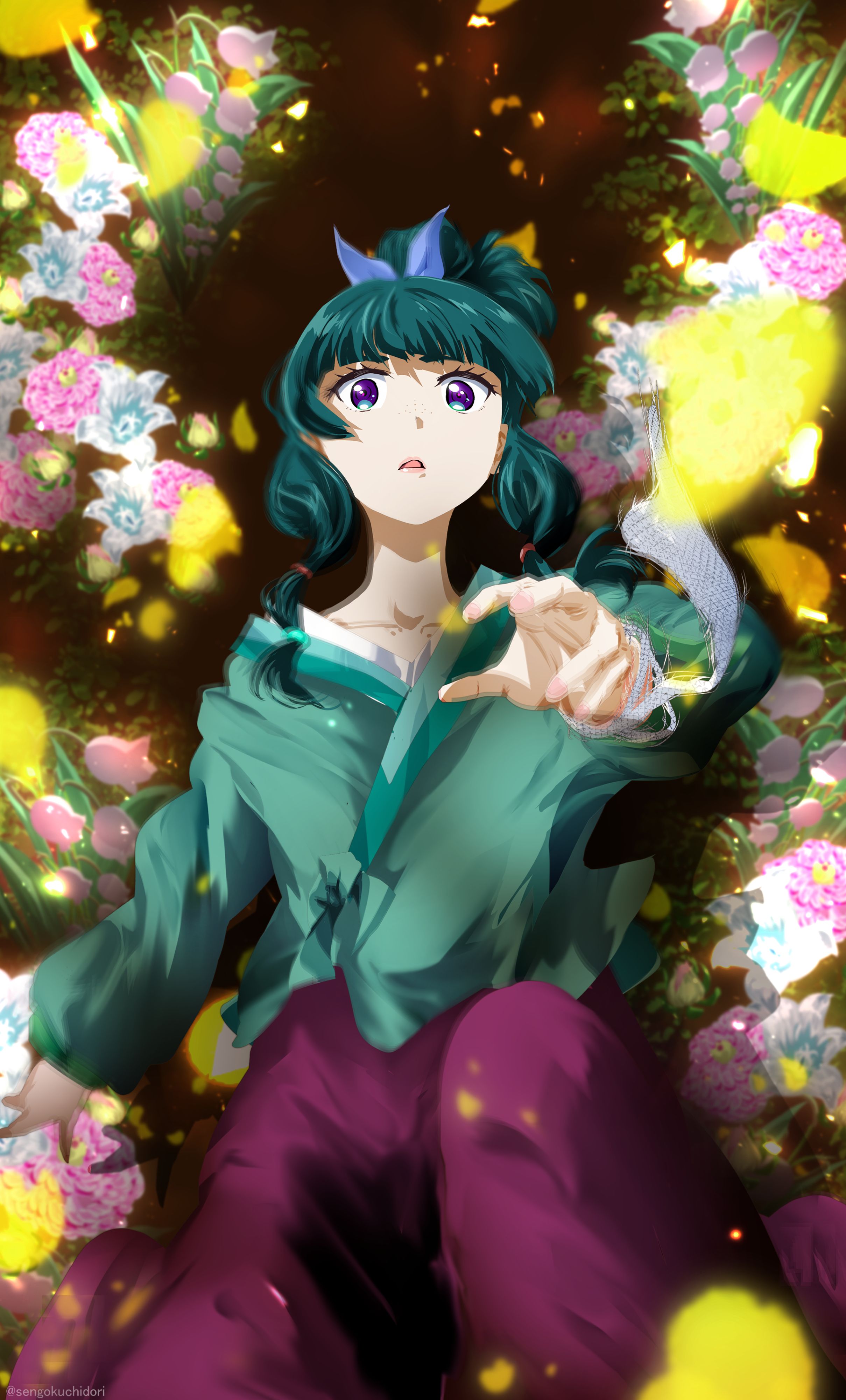 药屋少女的呢喃,药师少女的独语,猫猫,动漫壁纸,动漫美图,美图,壁纸,绘画,插画,推特,画师推荐,二次元美图