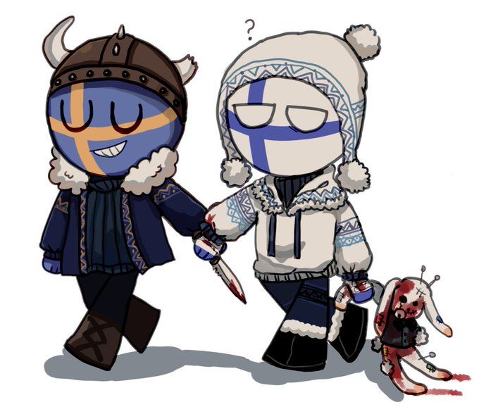 countryhumans,北欧,瑞典,挪威,芬兰,丹麦,冰岛,国拟